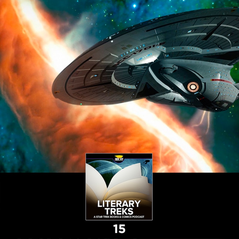 Artwork for podcast Literary Treks: A Star Trek Books and Comics Podcast