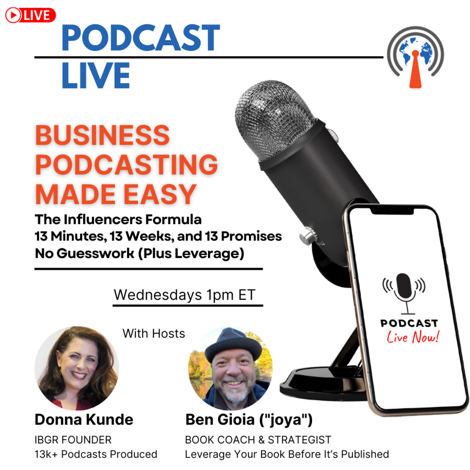 Artwork for podcast Business Podcasting Made Easy with The Influencers Formula