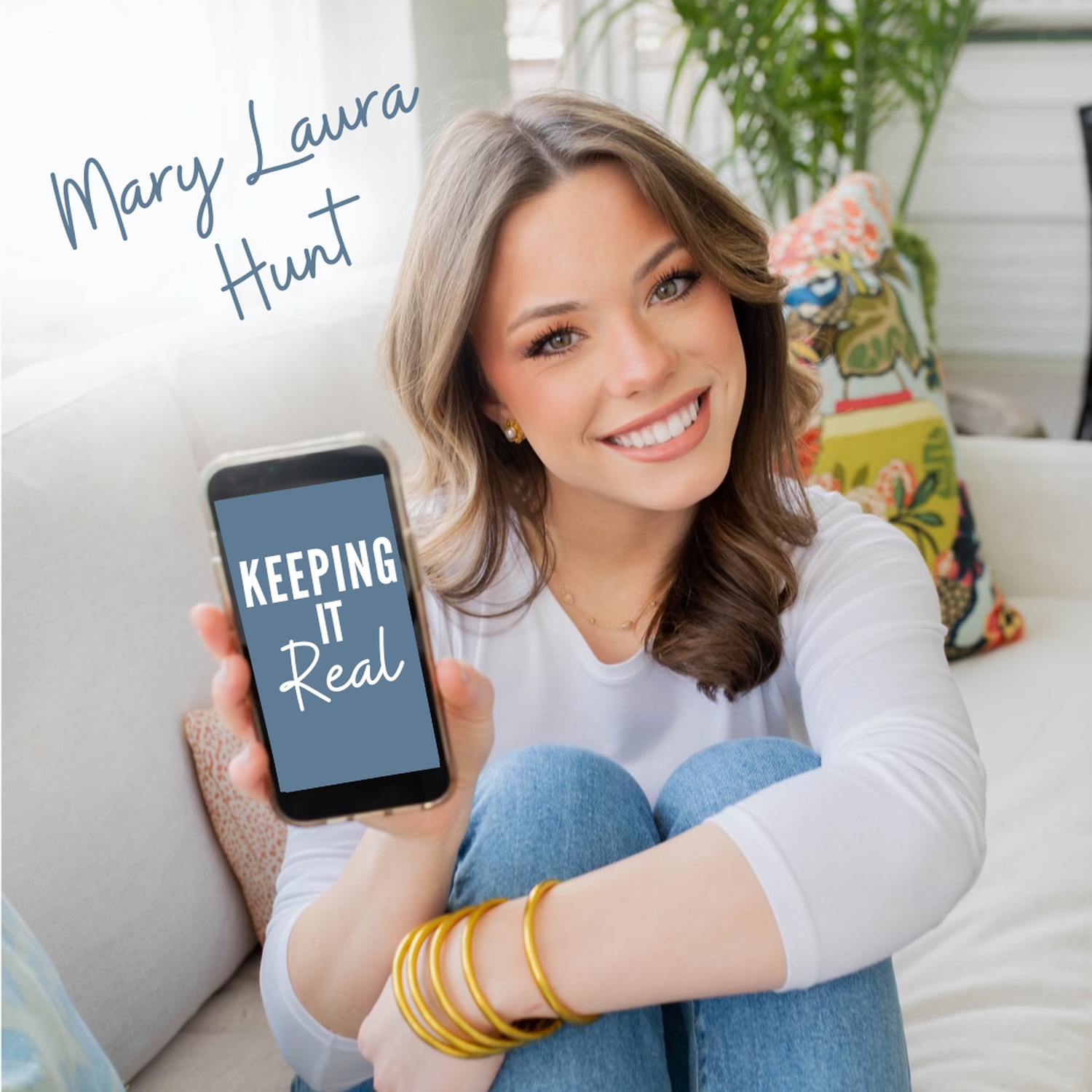 Artwork for Keeping It Real with Mary Laura Hunt