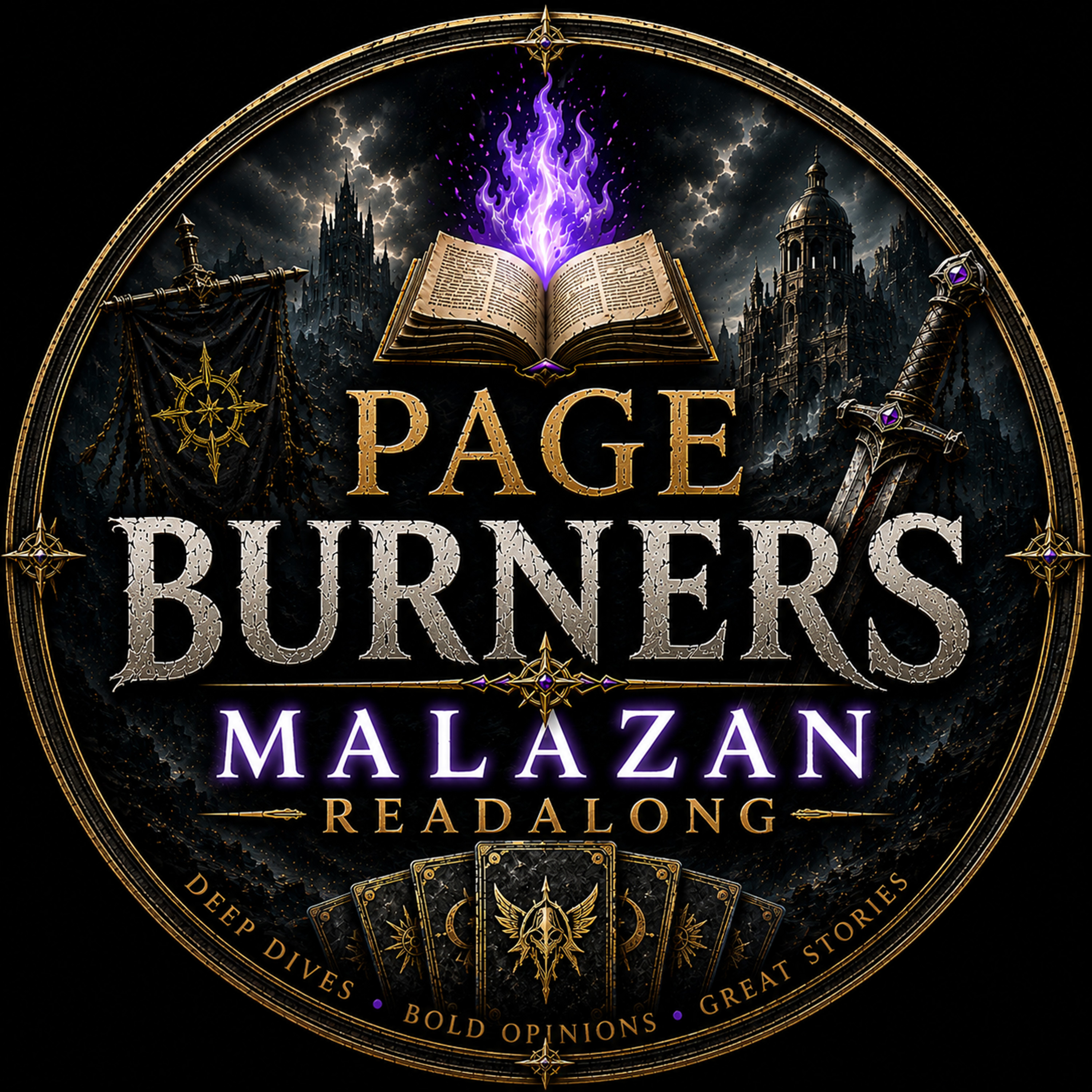 Page Burners: The Bonehunters by Steven Erikson Ch. 11–12 | Gods, Faith & Shadows episode artwork