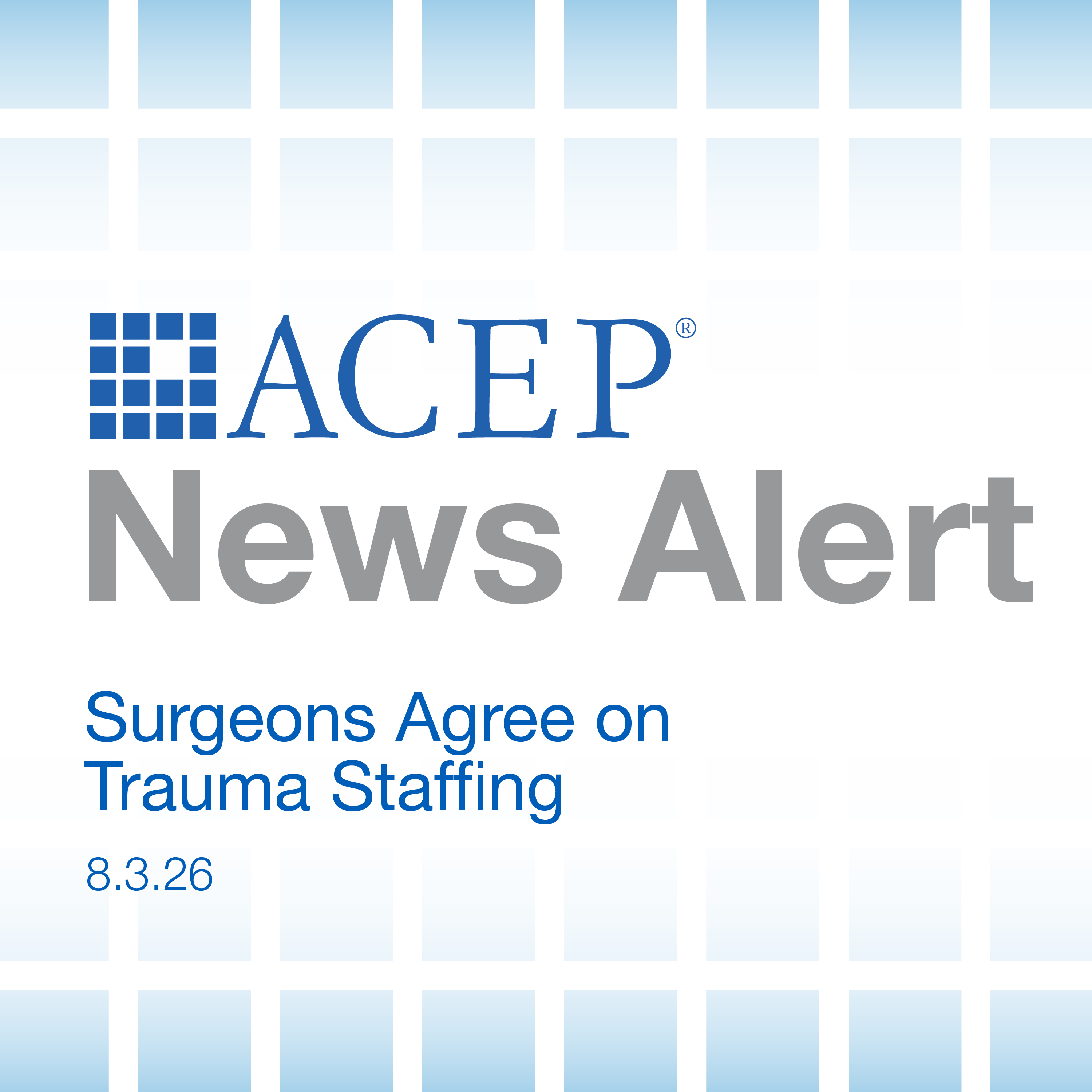 Surgeons Agree on Trauma Staffing episode artwork