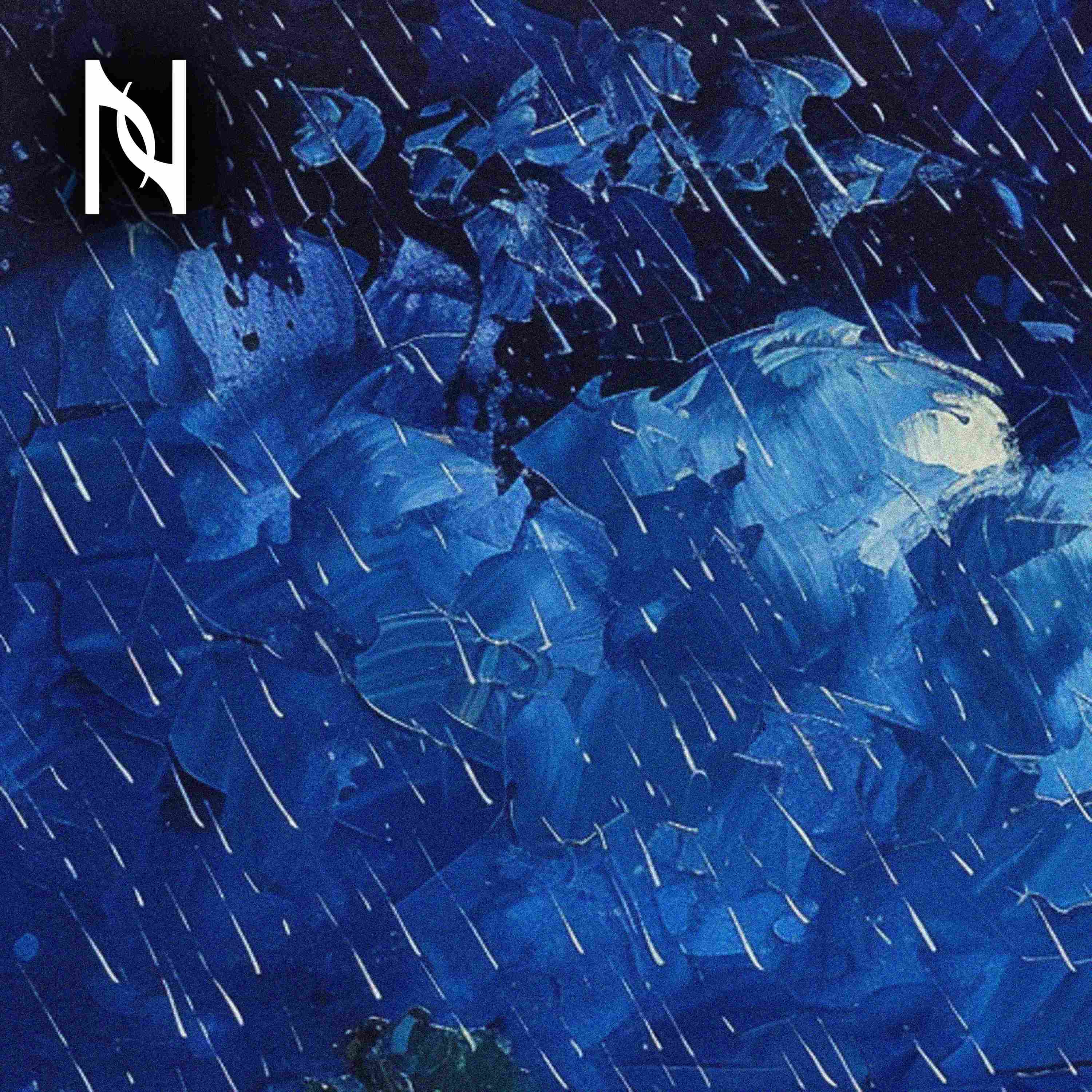 Calming Piano with Distant Rain for Sleep - 9 Hours - "Under the Stars"