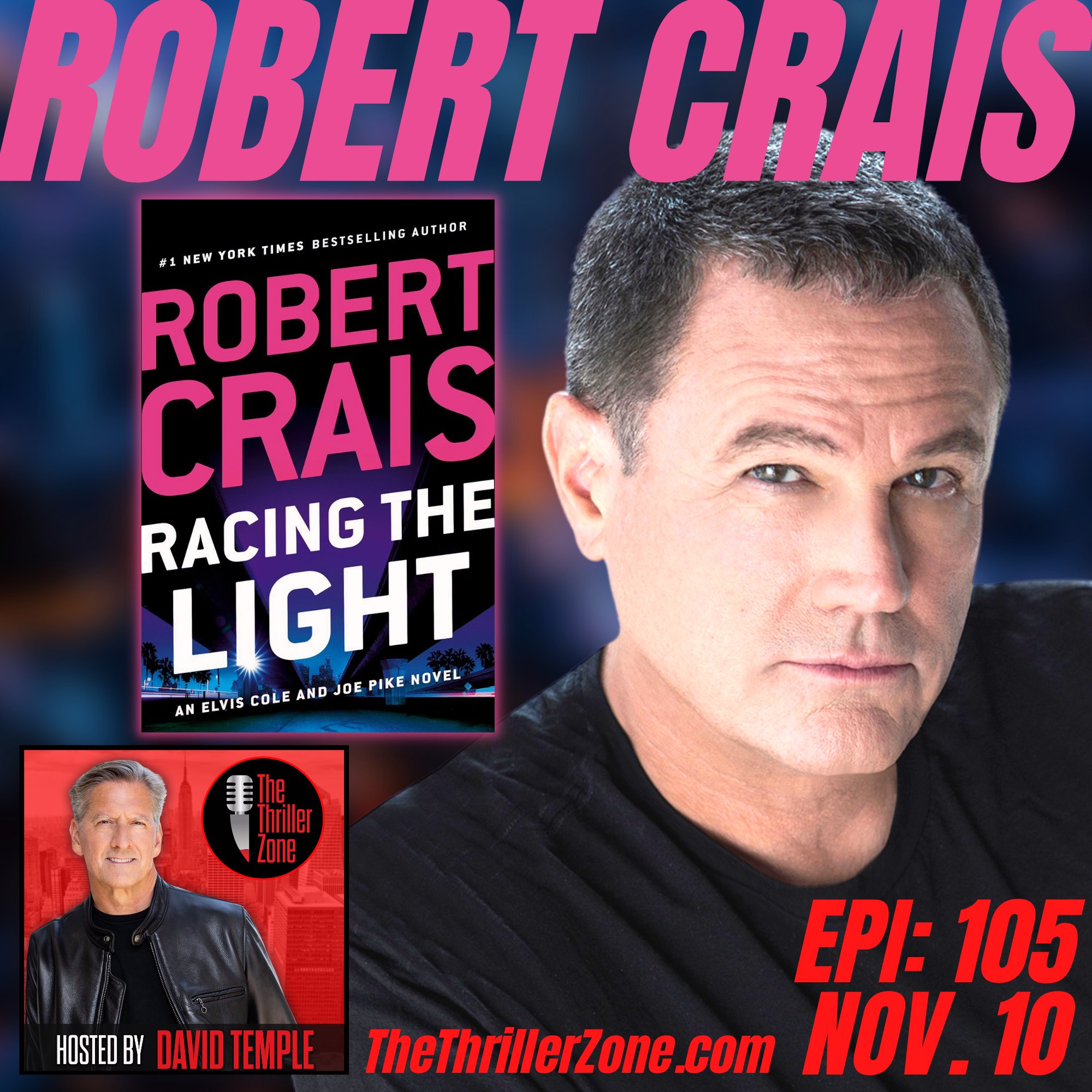 Robert Crais, author of Racing The Light Image