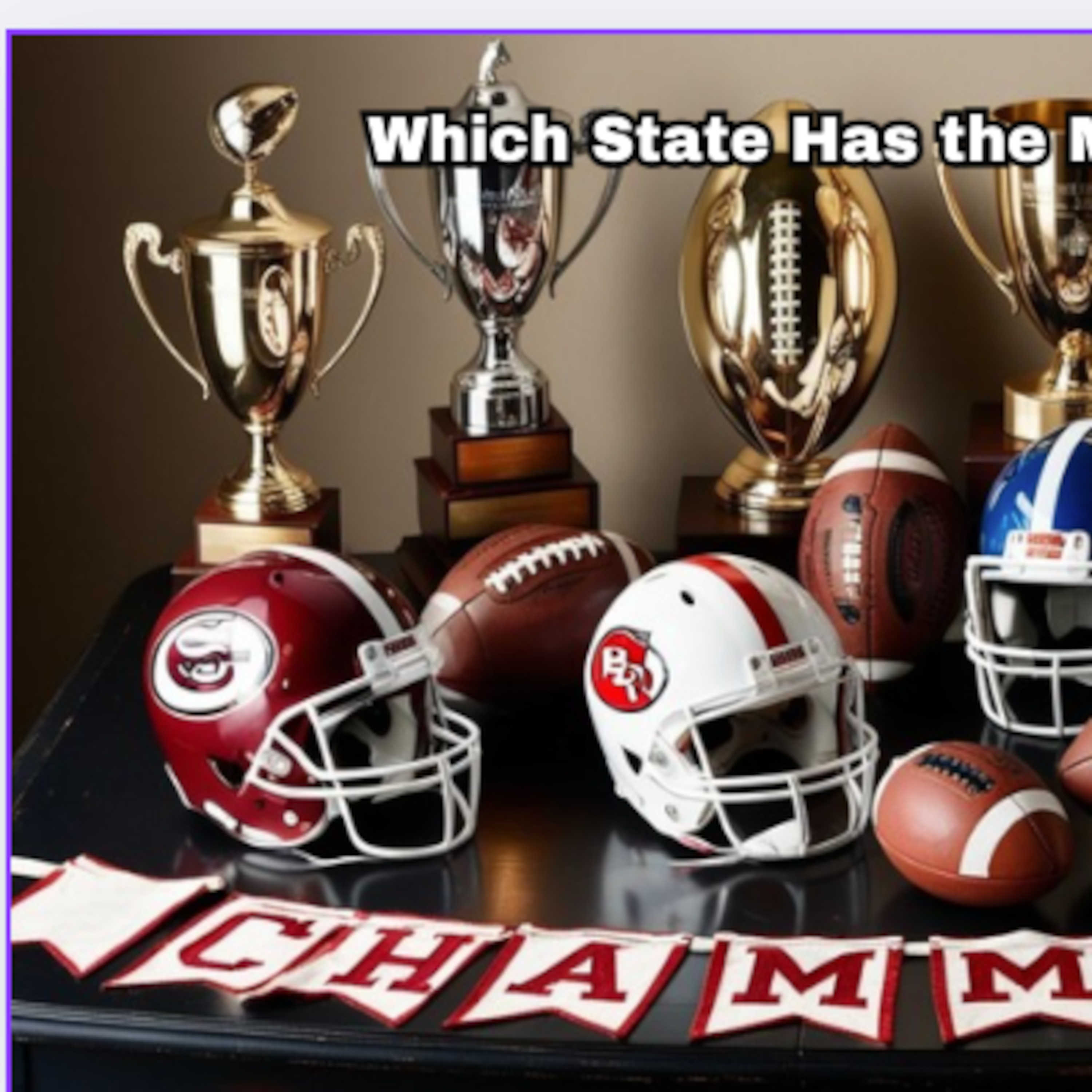 The Infographic of NFL Championships: Which State Reigns Supreme?