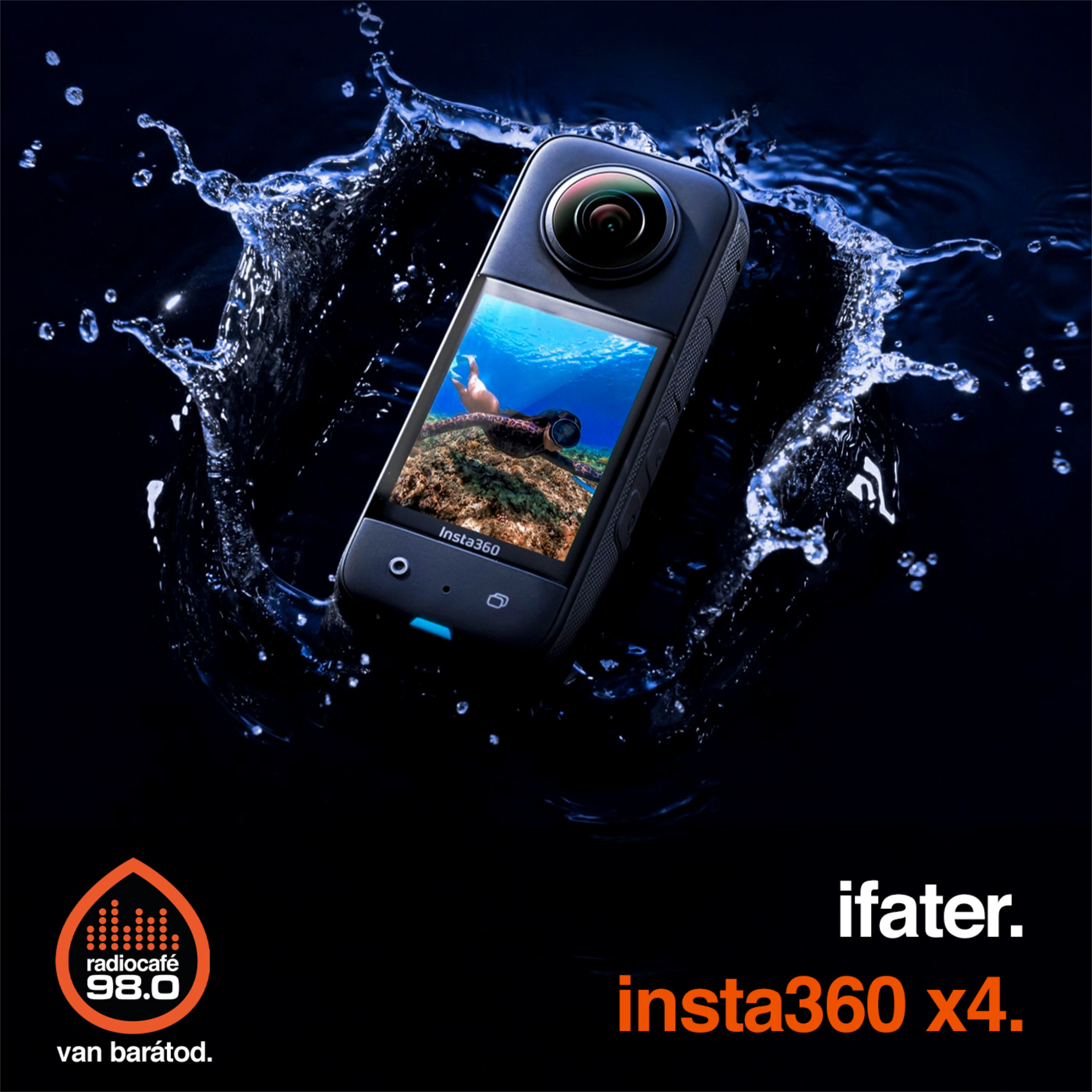 #024 - Majdnem AI-mentes adás az iFatertől - tesztpadon az insta360 X4 kamera (2024-06-19)