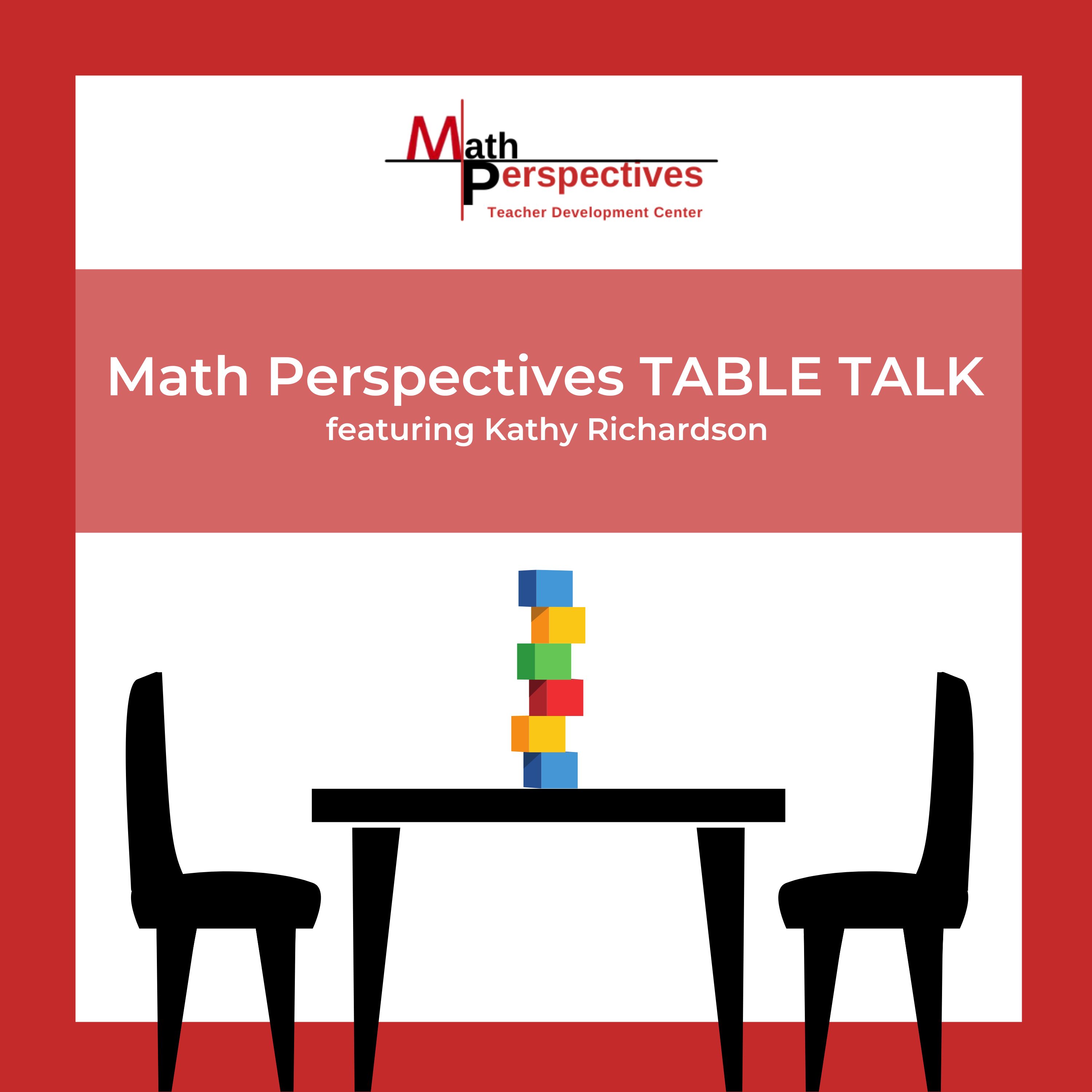 Artwork for Math Perspectives Table Talk