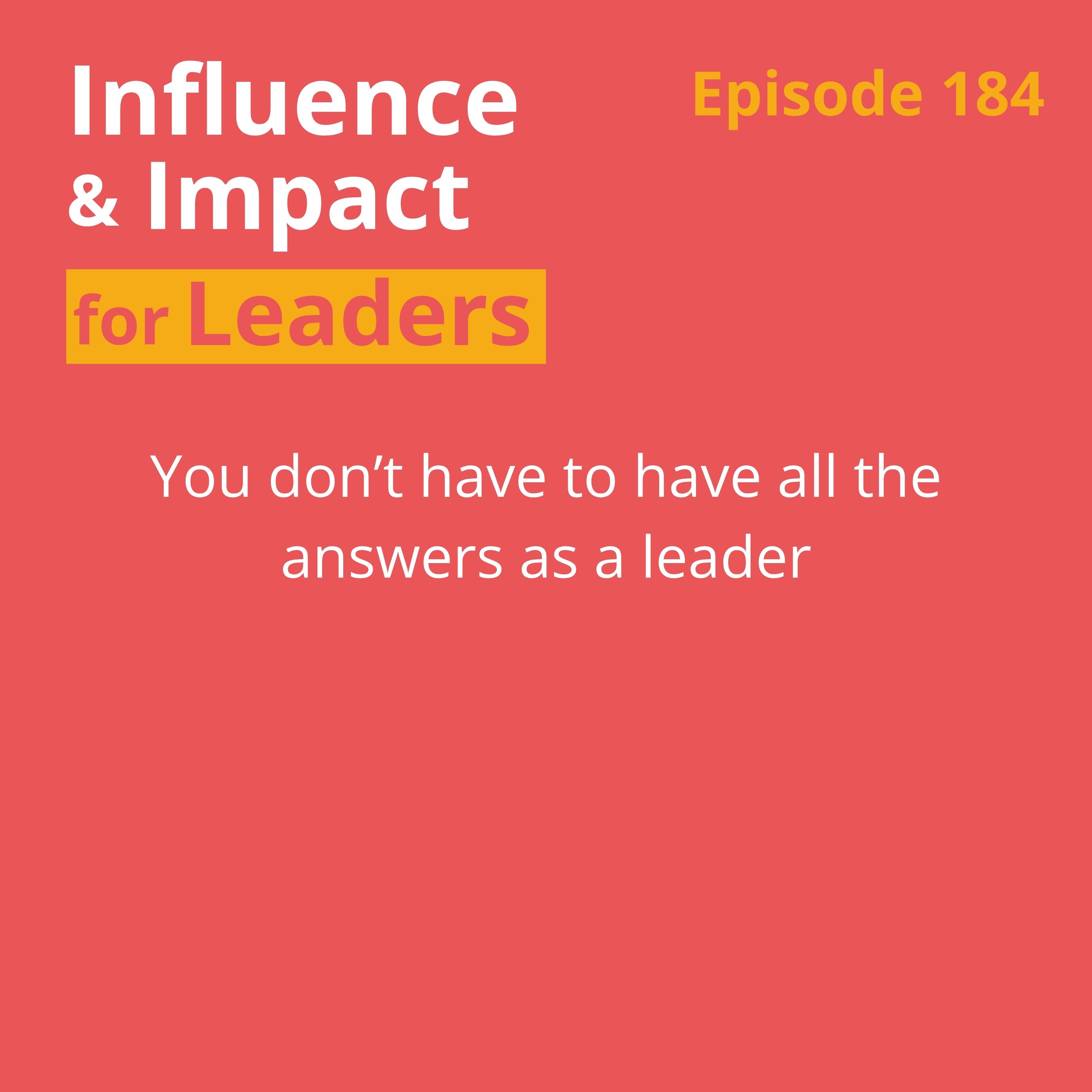 Influence & Impact for Leaders