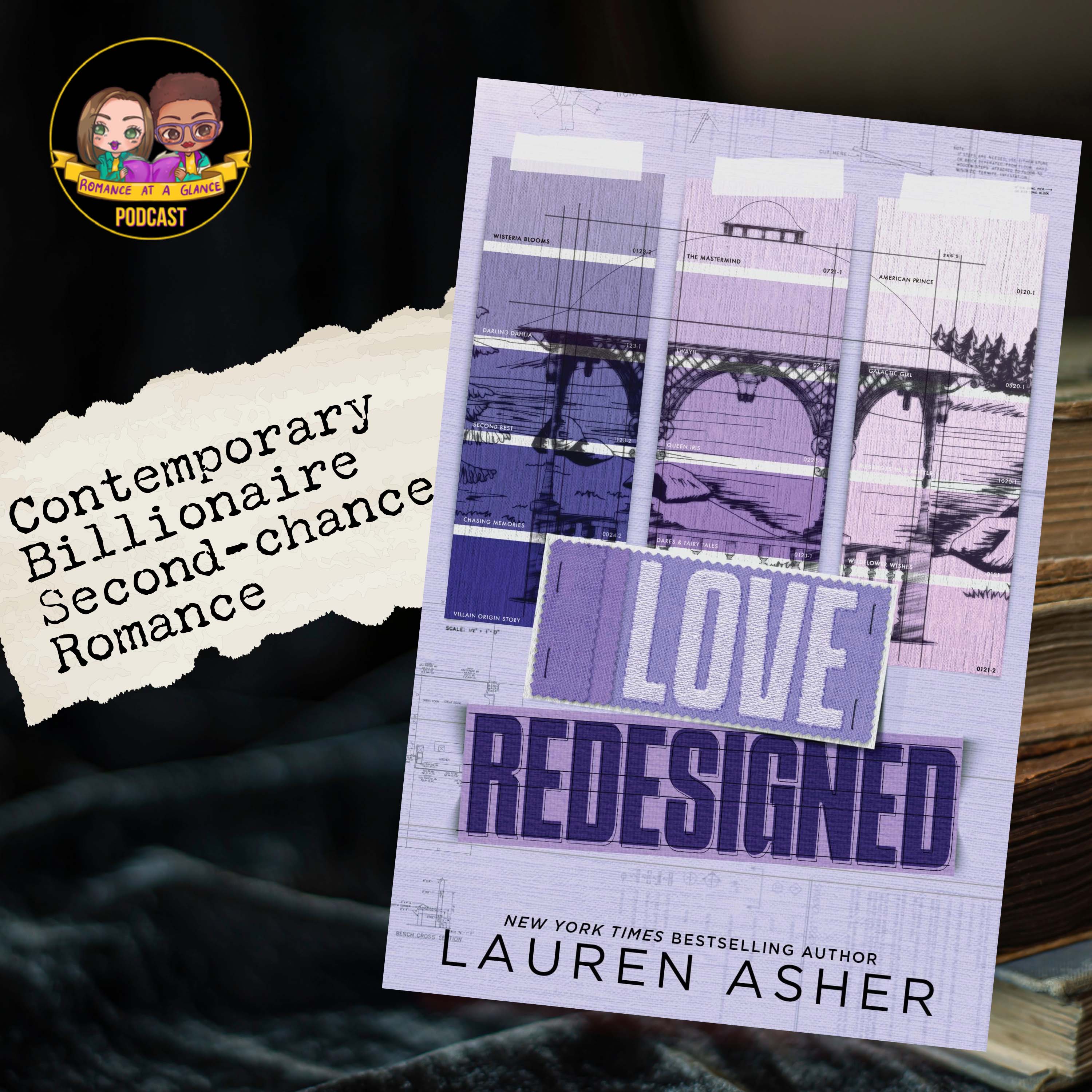 200 pages too long & sneaky 2nd-chance romance?!  | Love Redesigned by Lauren Asher episode artwork