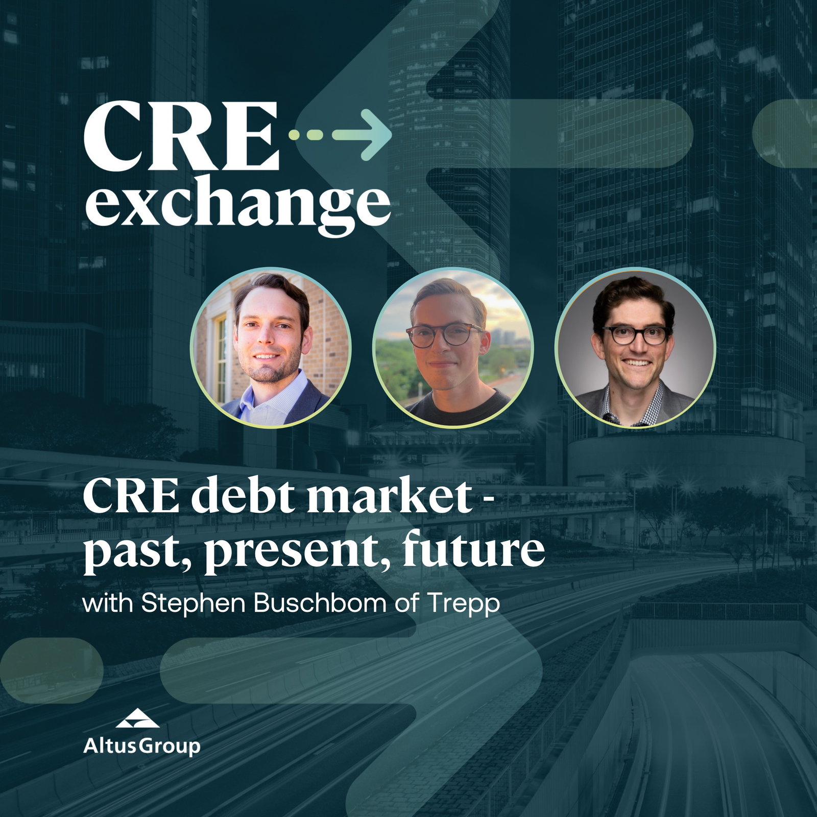 CRE debt market - past, present, future with Stephen Buschbom of Trepp episode artwork
