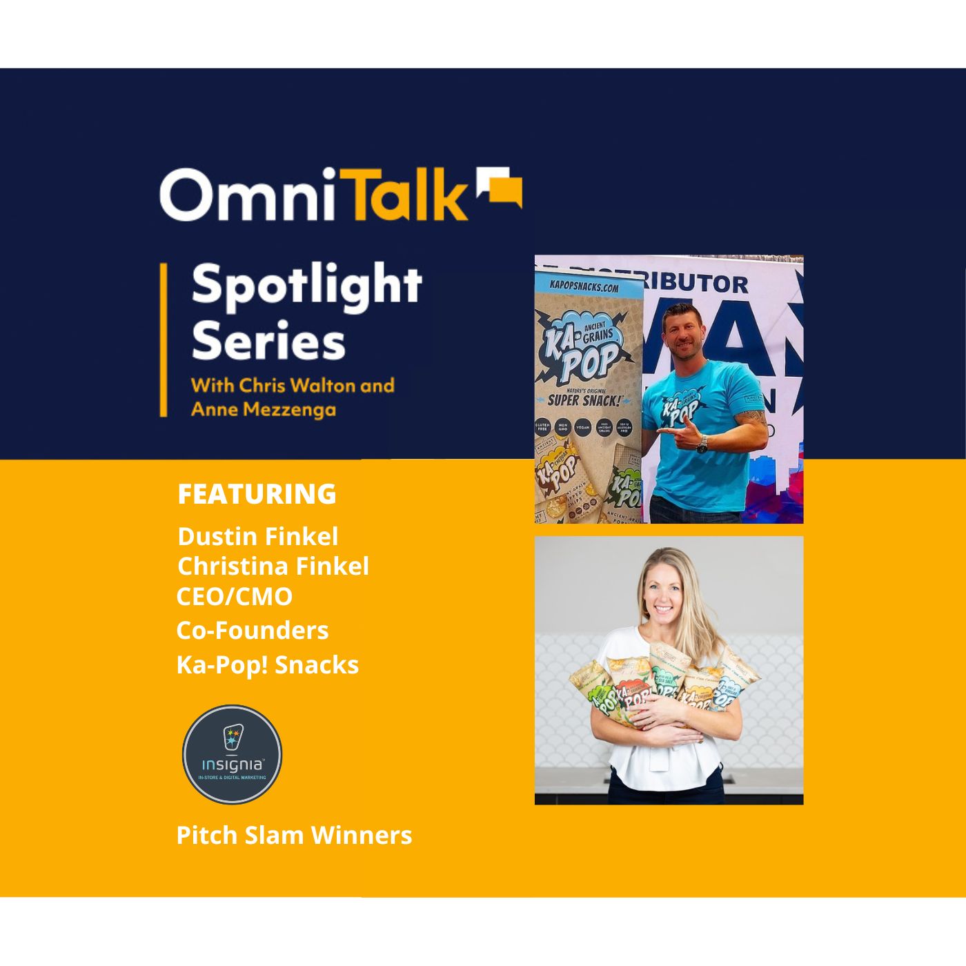 Spotlight Series | Ka-Pop! Co-Founders and Insignia Pitch Slam Winners Dustin & Christina Finkel