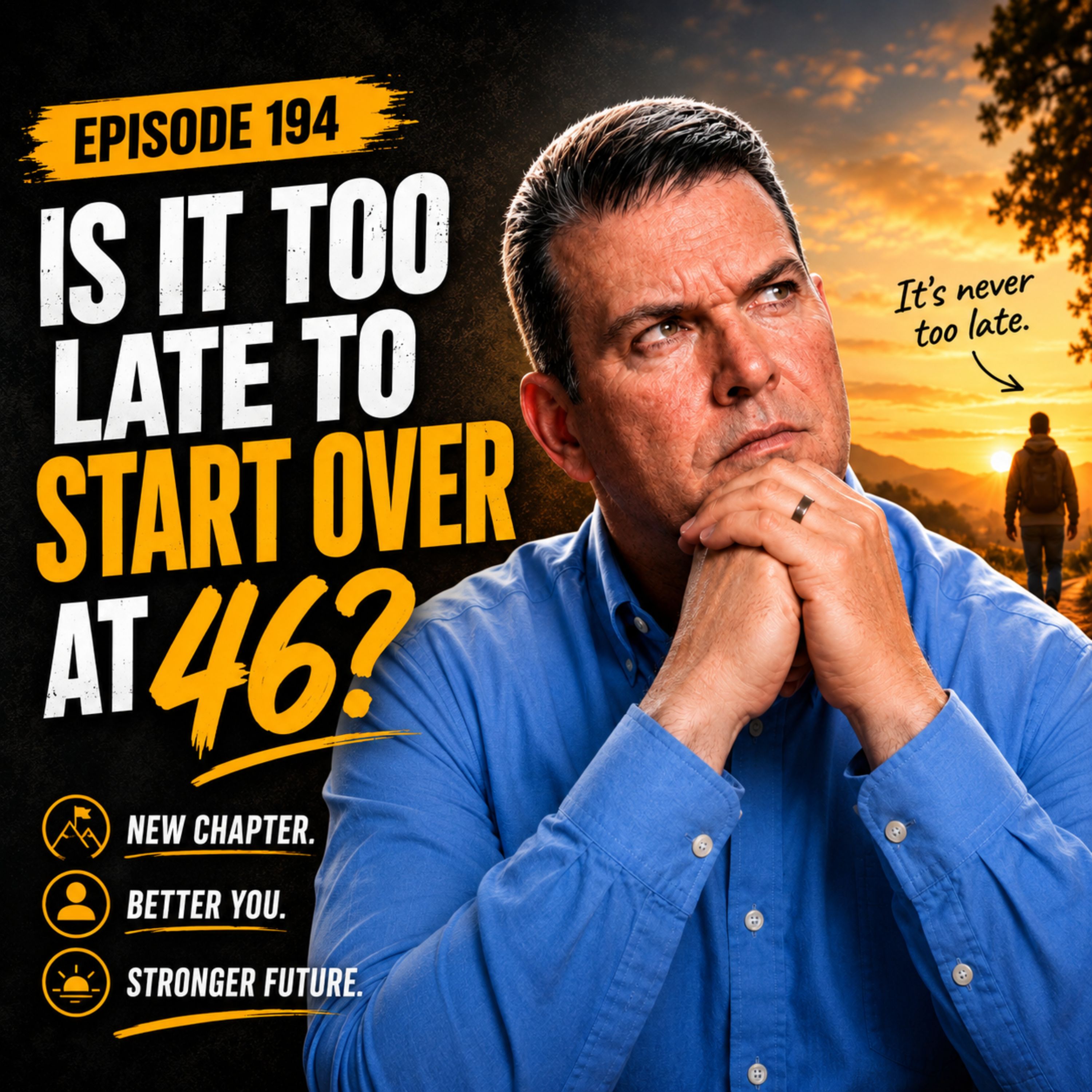 Is It Too Late to Start Over at 46?