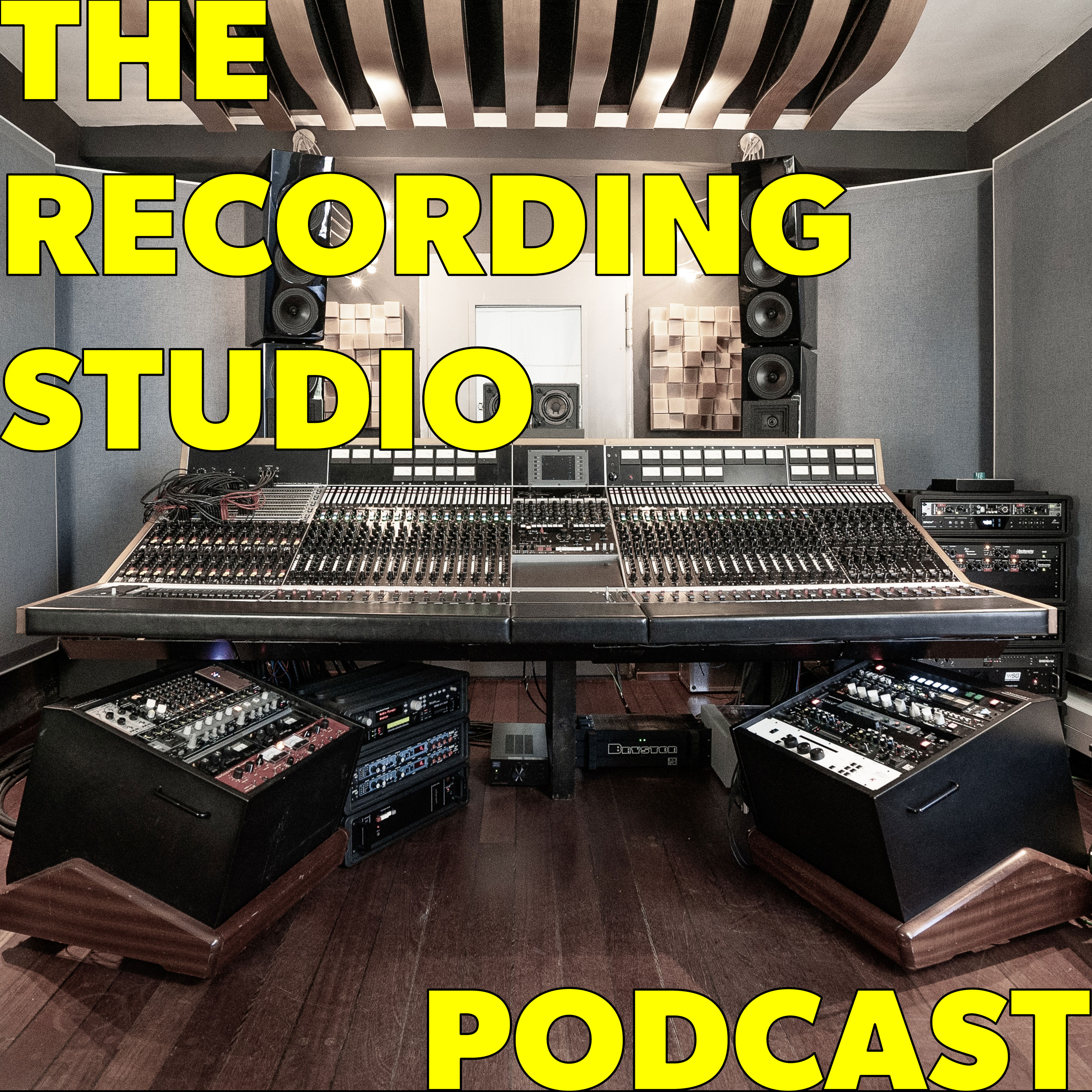 Artwork for podcast THE RECORDING STUDIO (All about Recording, Mixing & Mastering)