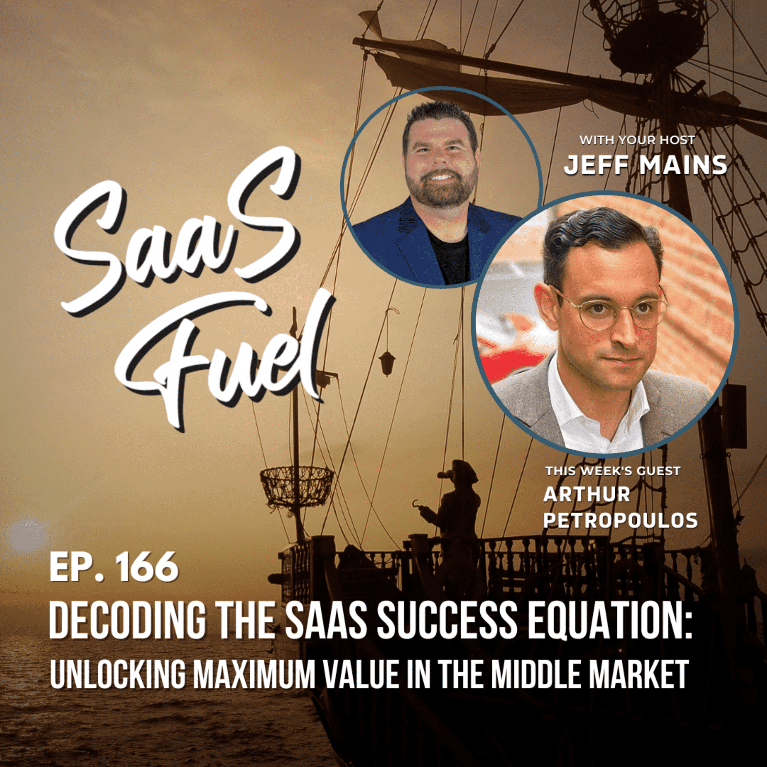 166 Arthur Petropoulos - Decoding the SaaS Success Equation: Unlocking Maximum Value in the Middle Market: episode artwork