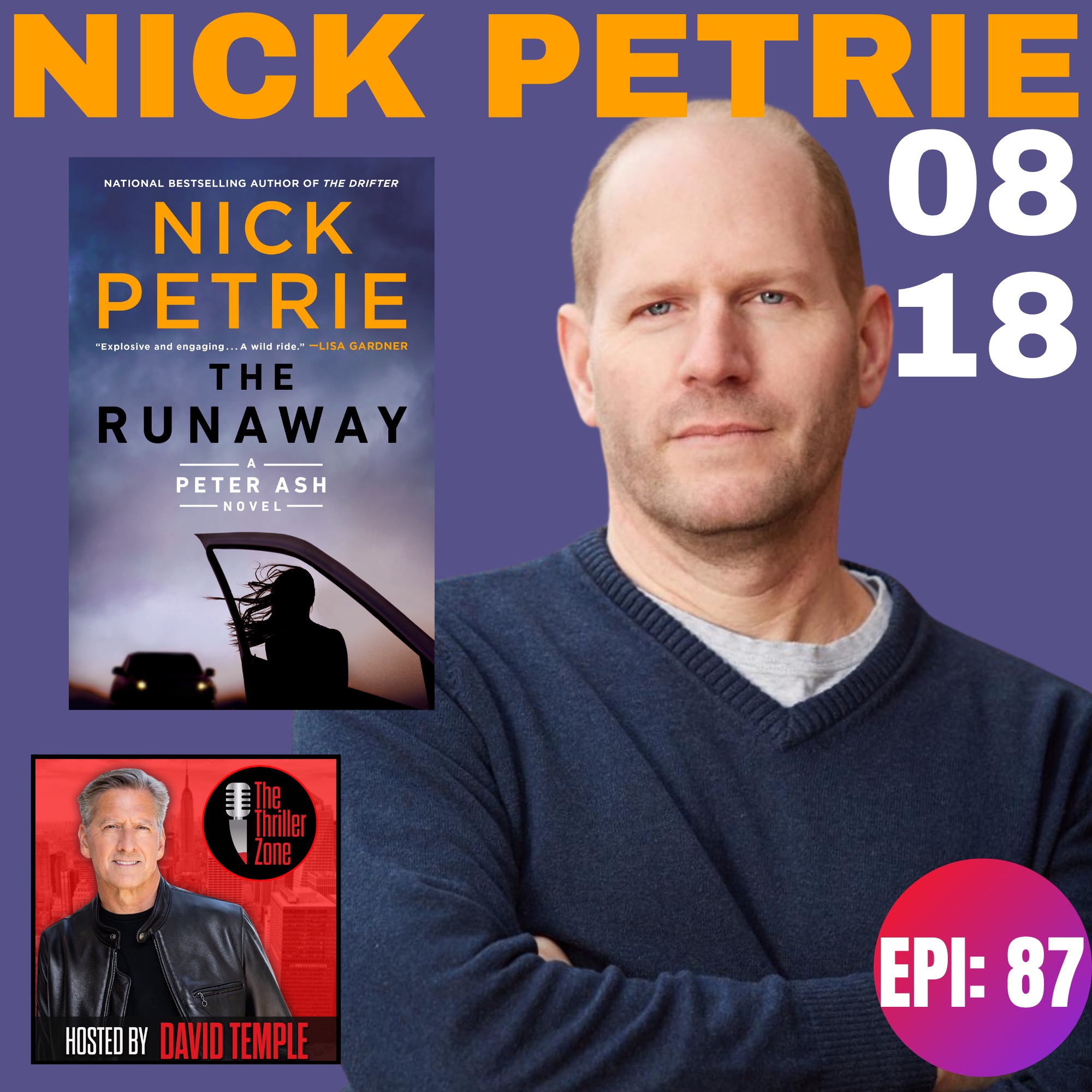Nick Petrie, author of The Runaway Image