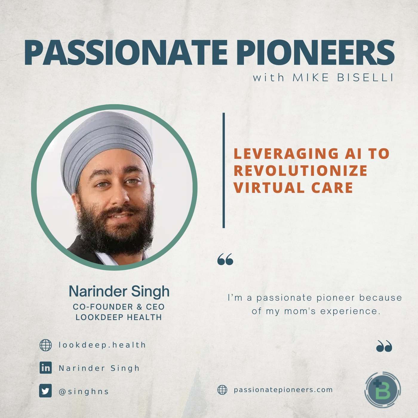 Artwork for podcast Passionate Pioneers with Mike Biselli