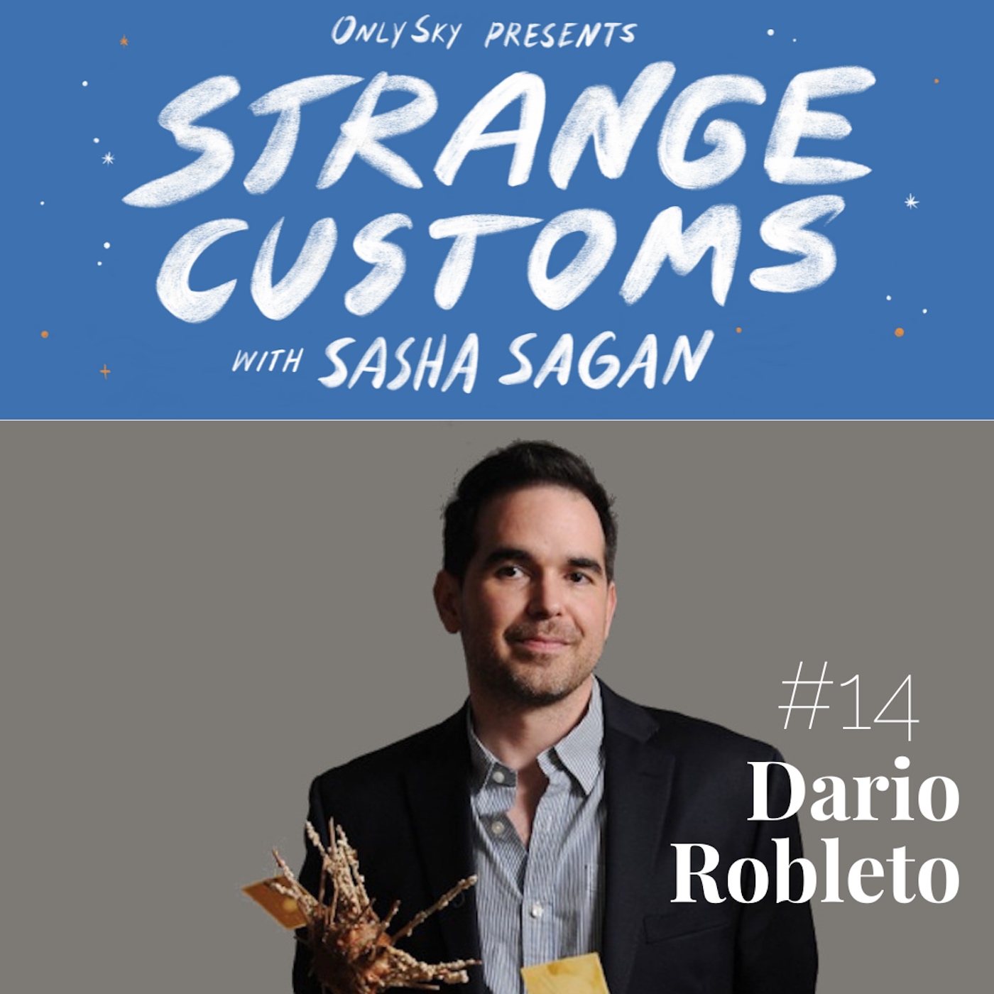 Artwork for podcast Strange Customs with Sasha Sagan