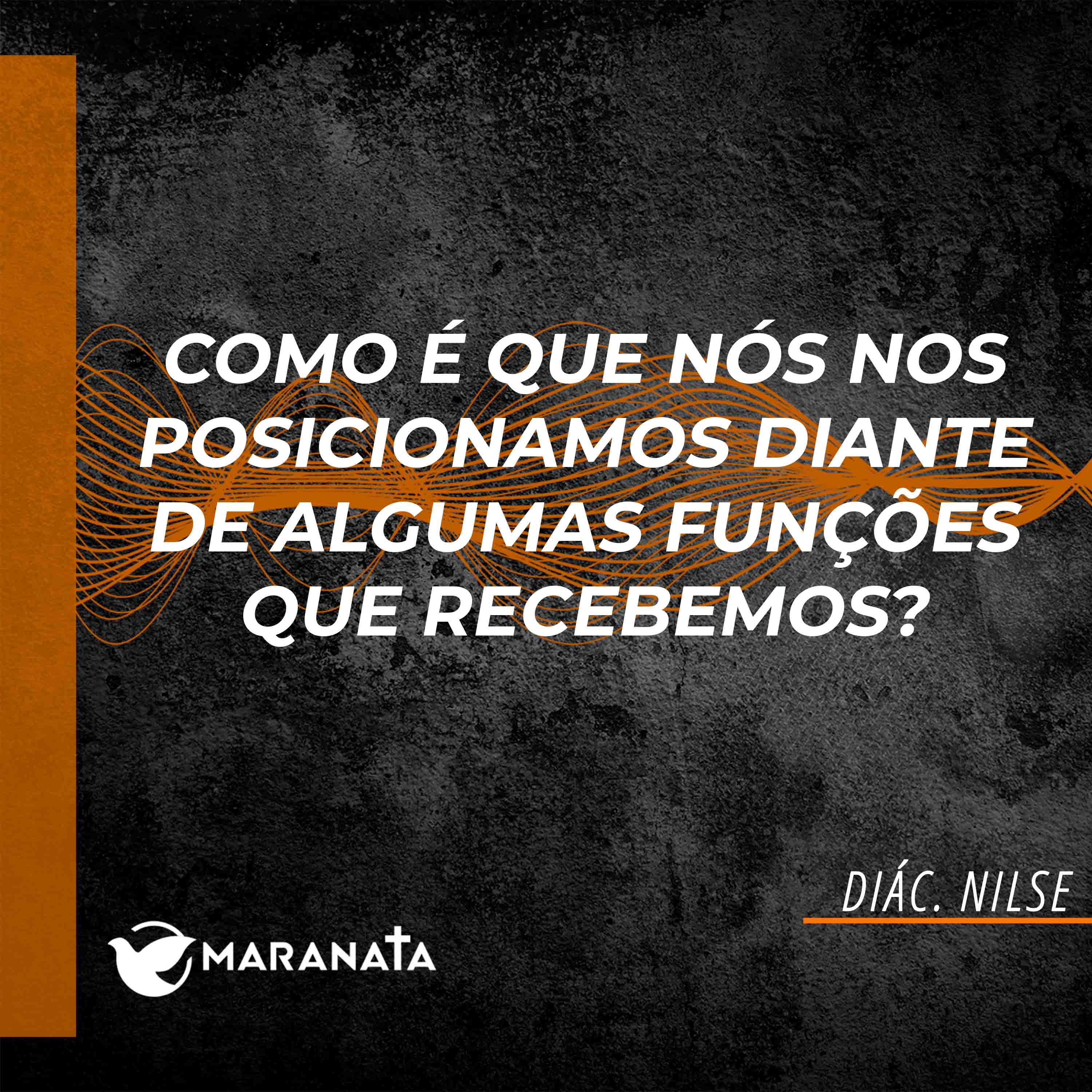 Como é que nós posicionamos diante de algumas funções que recebemos? - Díac. Nilse