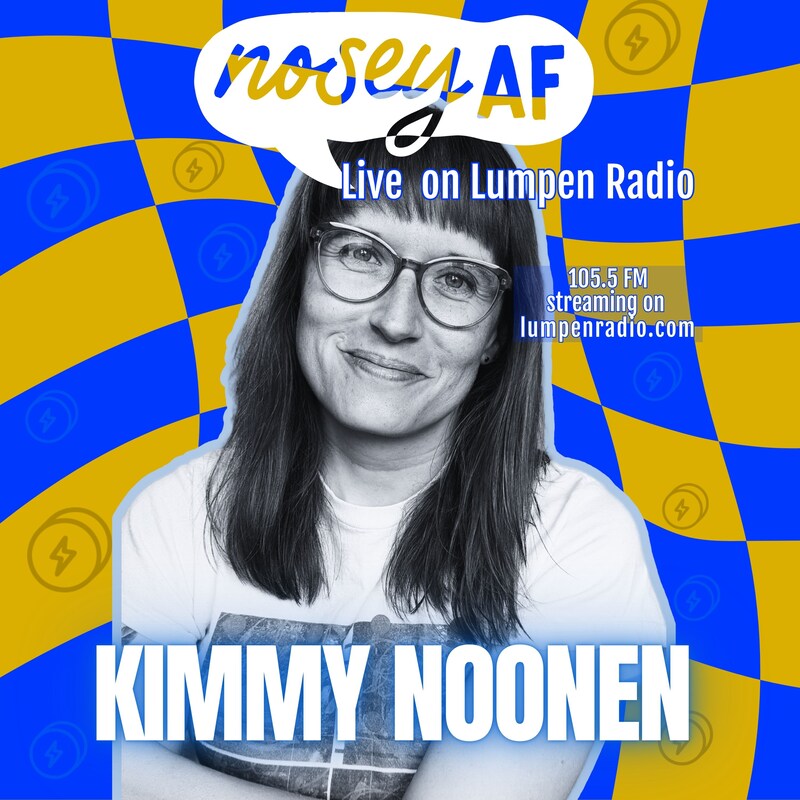 Artwork for podcast noseyAF: Conversations about Art, Activism, and Social Change