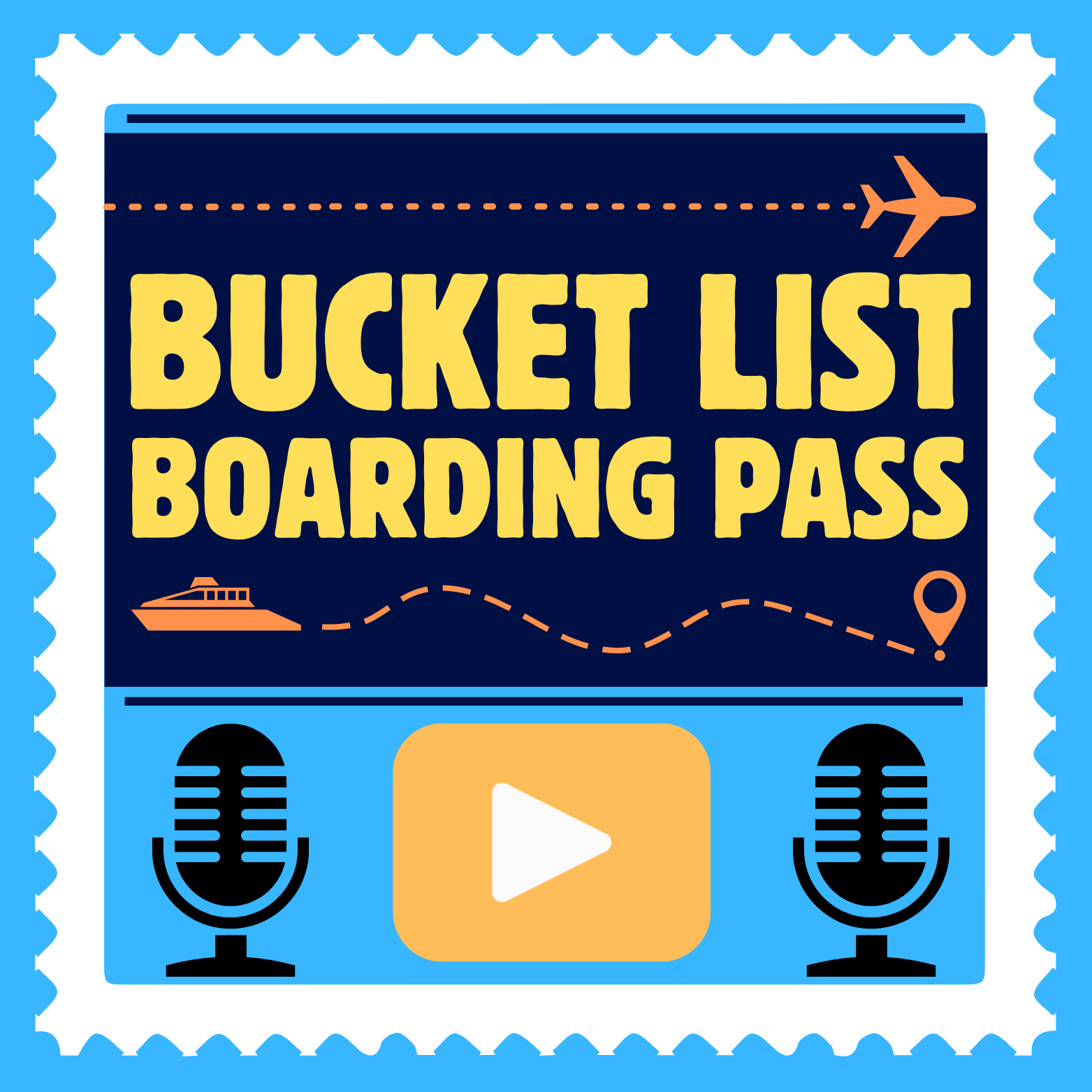Bucket List Boarding Pass
