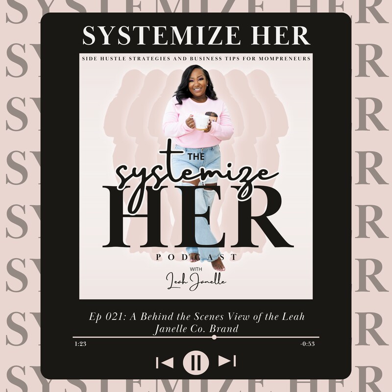 Artwork for podcast Systemize Her: Side Hustle Strategies and Business Tips for Mompreneurs