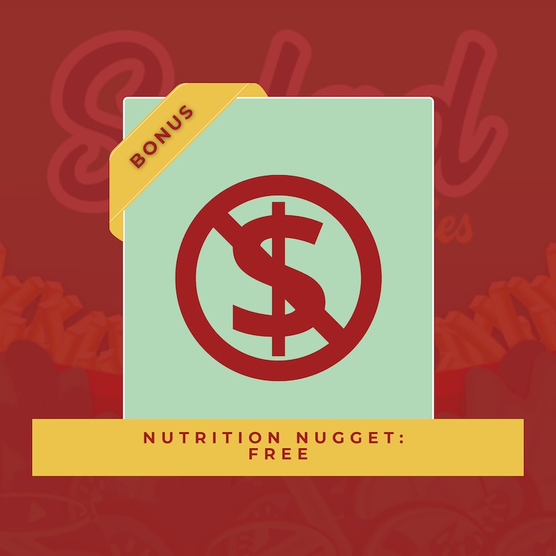 Artwork for podcast Salad With a Side of Fries  Nutrition, Wellness & Weight Loss