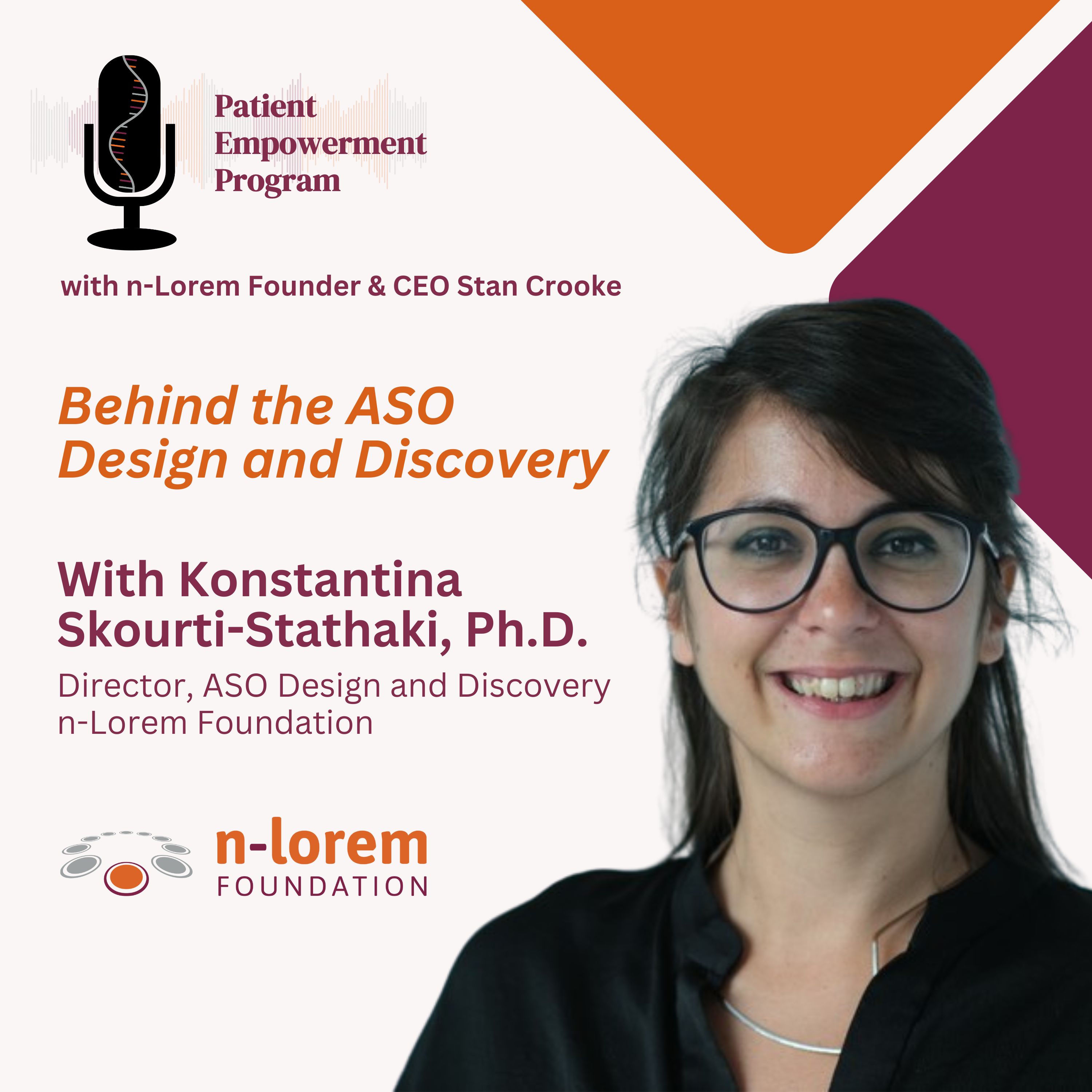 Behind the ASO Design and Discovery with Konstantina Skourti-Stathaki, Ph.D.