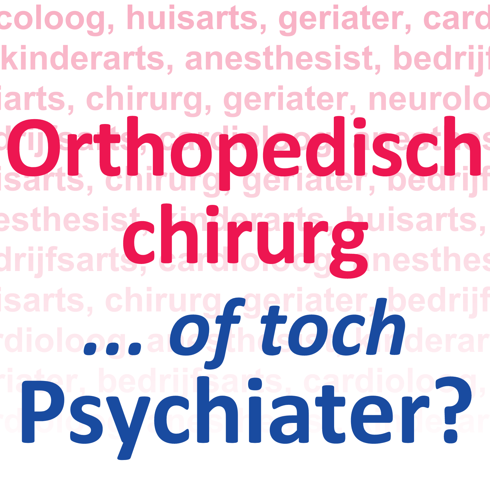 Artwork for podcast ... of toch psychiater?