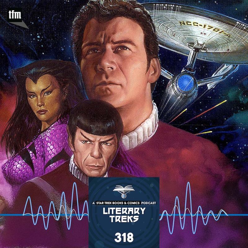 Artwork for podcast Literary Treks: A Star Trek Books and Comics Podcast