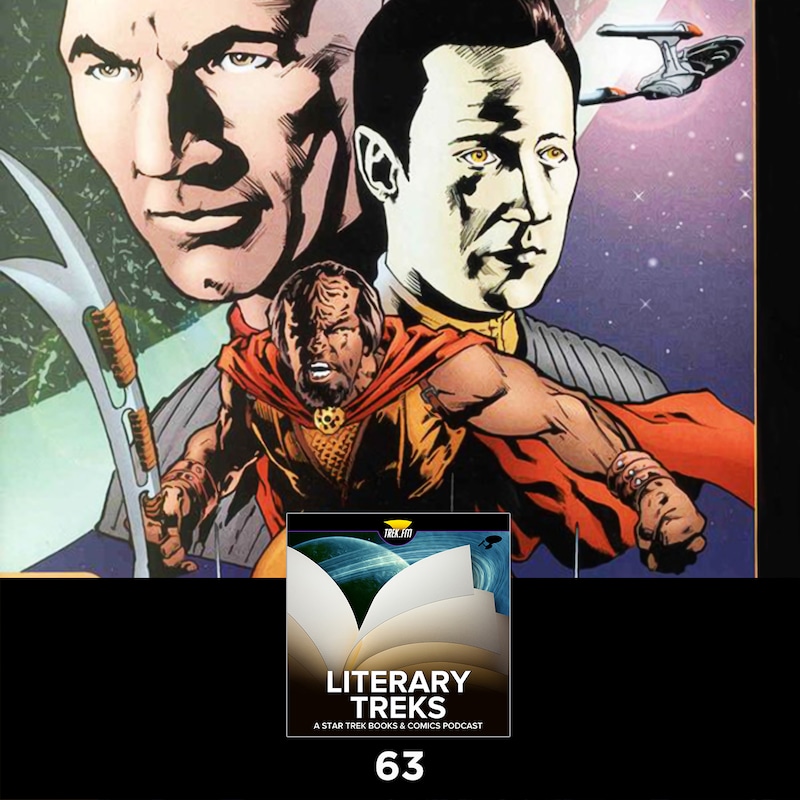 Artwork for podcast Literary Treks: A Star Trek Books and Comics Podcast