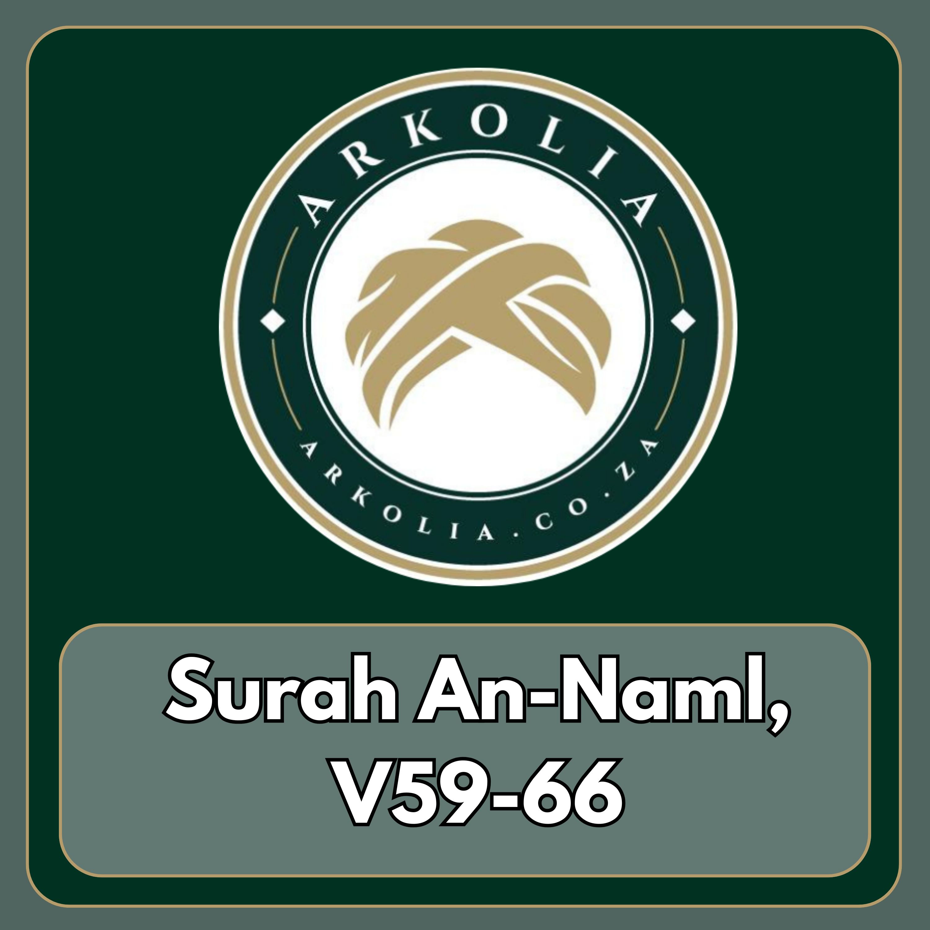 Surah An-Naml, V59-66 episode artwork