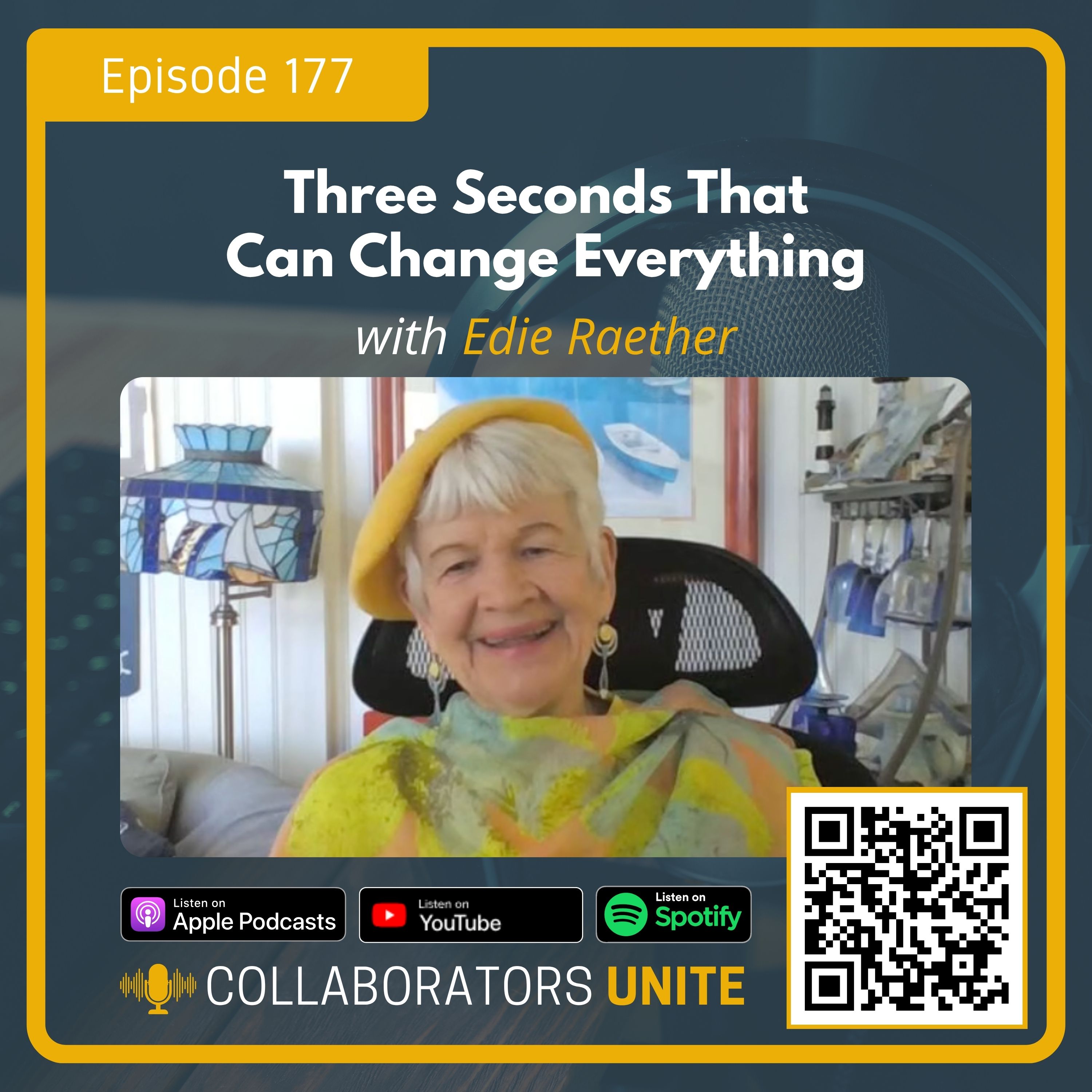 Three Seconds That Can Change Everything with Edie Raether episode artwork