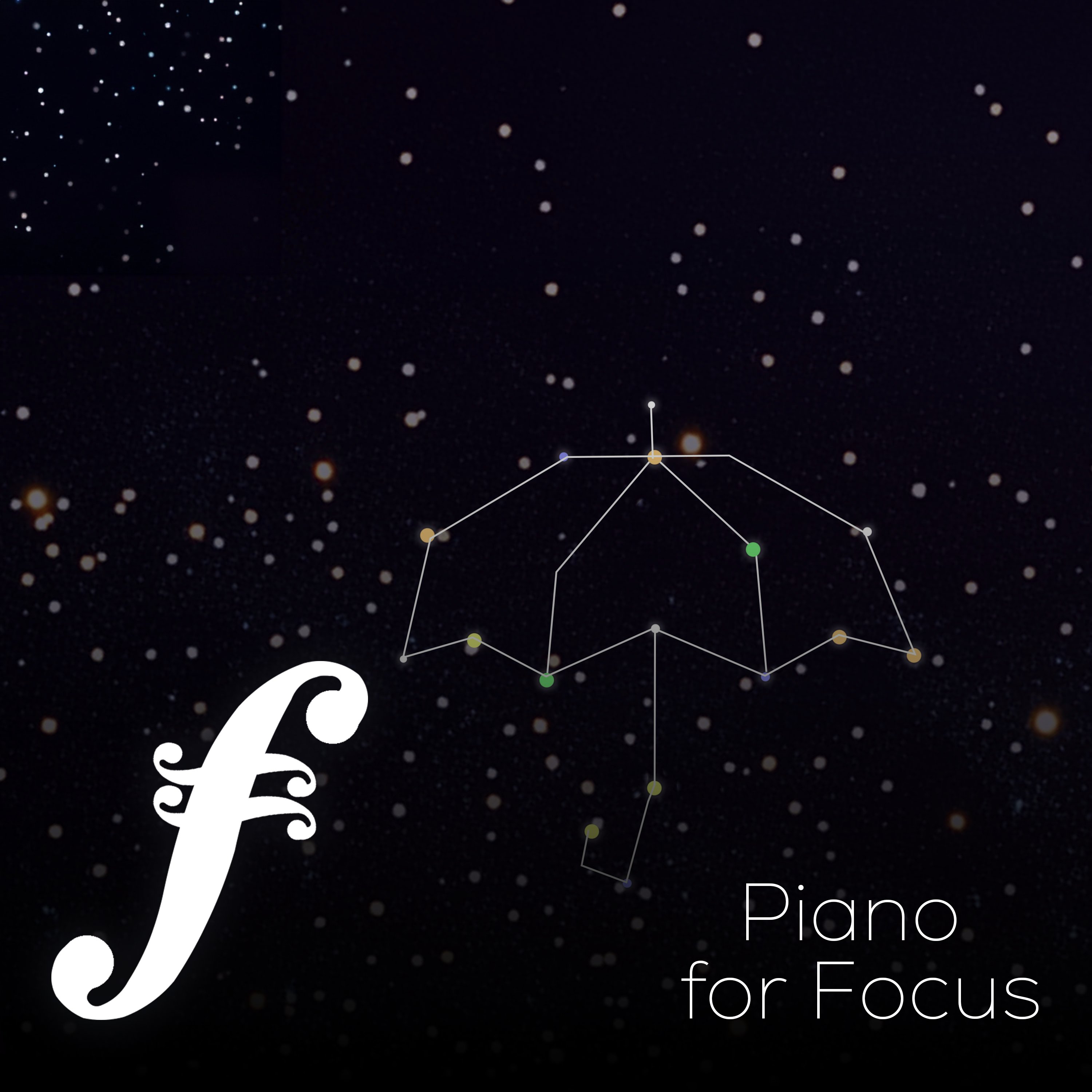 Background Piano for Focus with Gentle Rain - 3 Hours - "Under the Stars" episode artwork