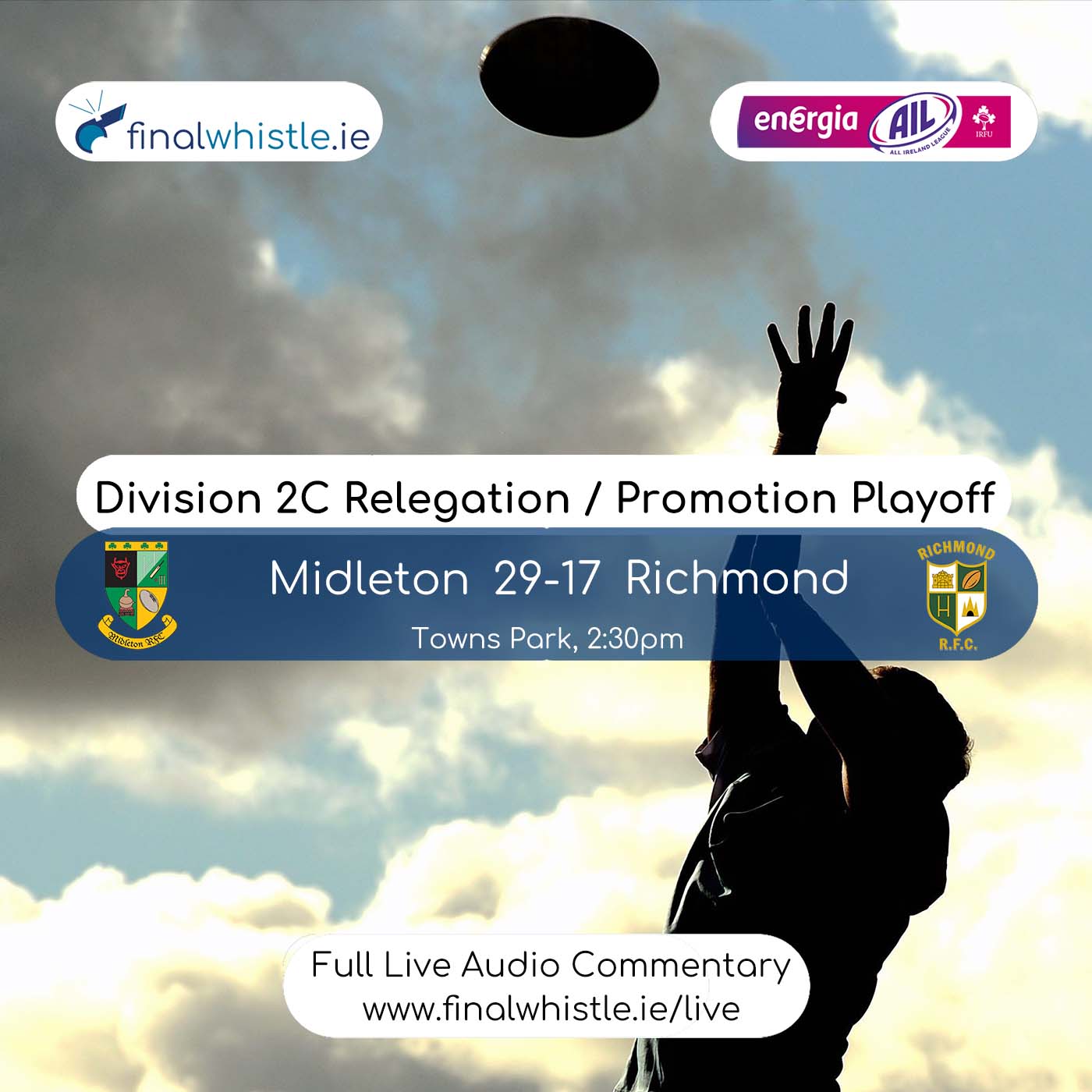 Final Whistle Live Rugby Commentary Archive