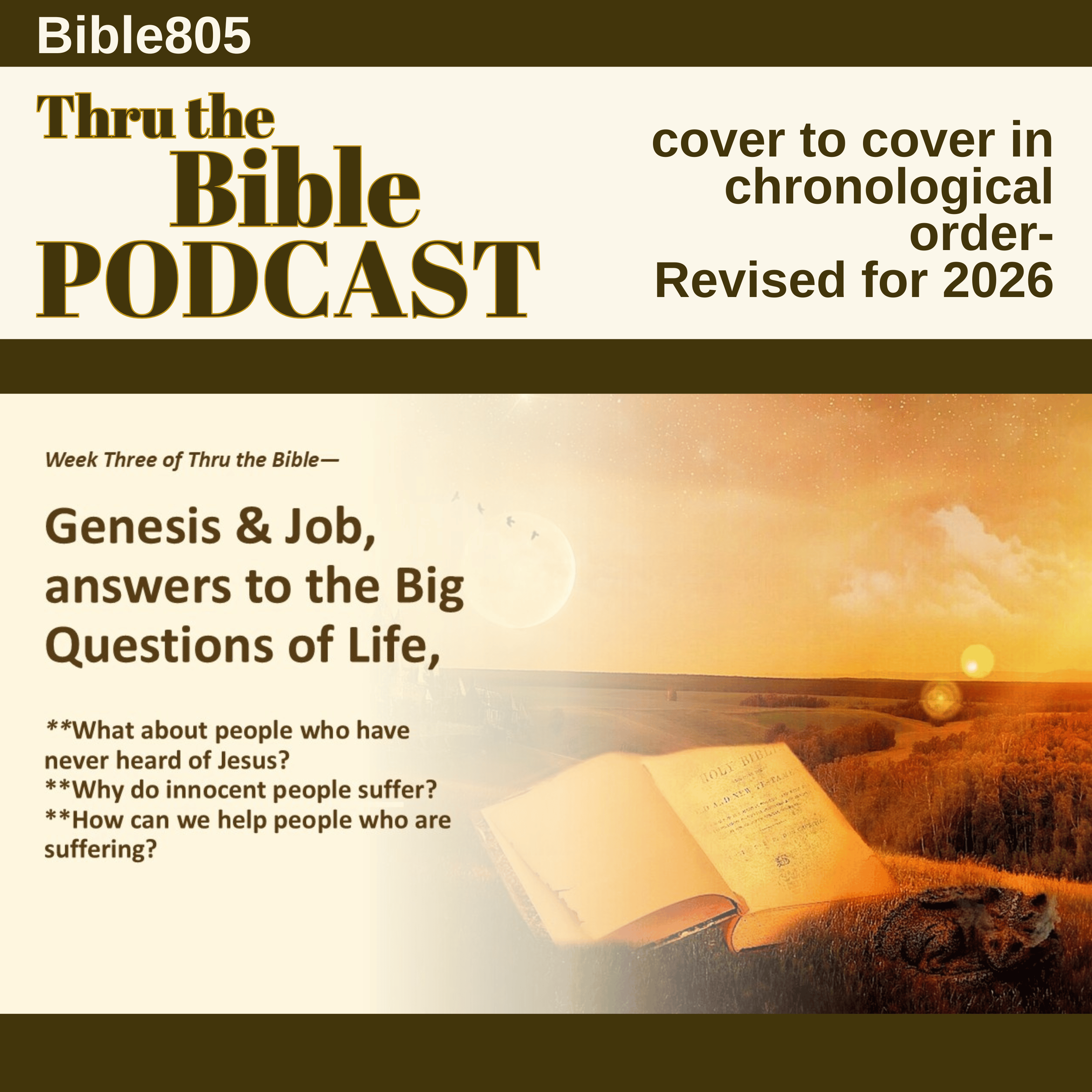Lesson 3, Genesis and Job, What about those who haven't heard? episode artwork