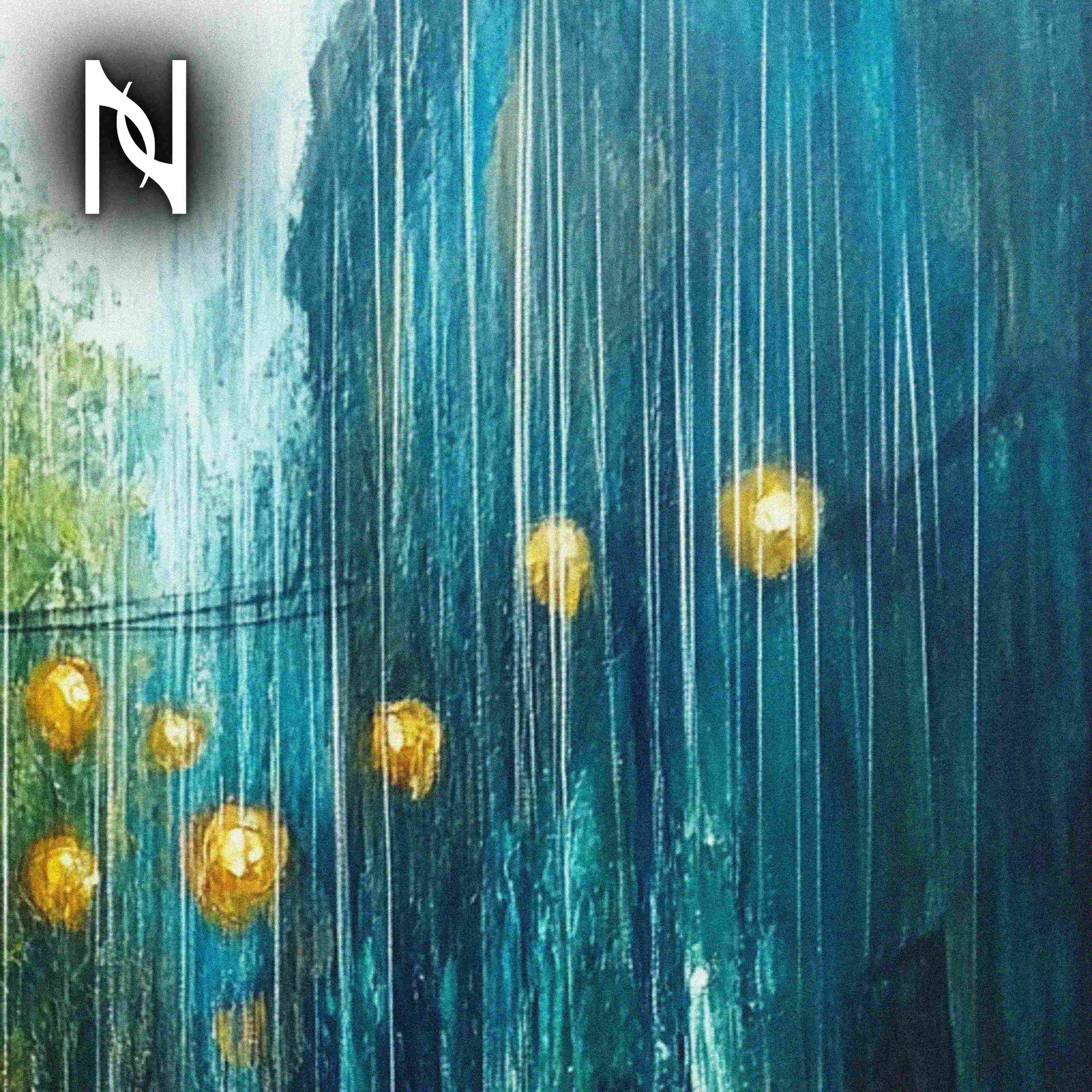 Gentle Rain and Piano for Sleep - 9 Hours - "Midnight Bloom"