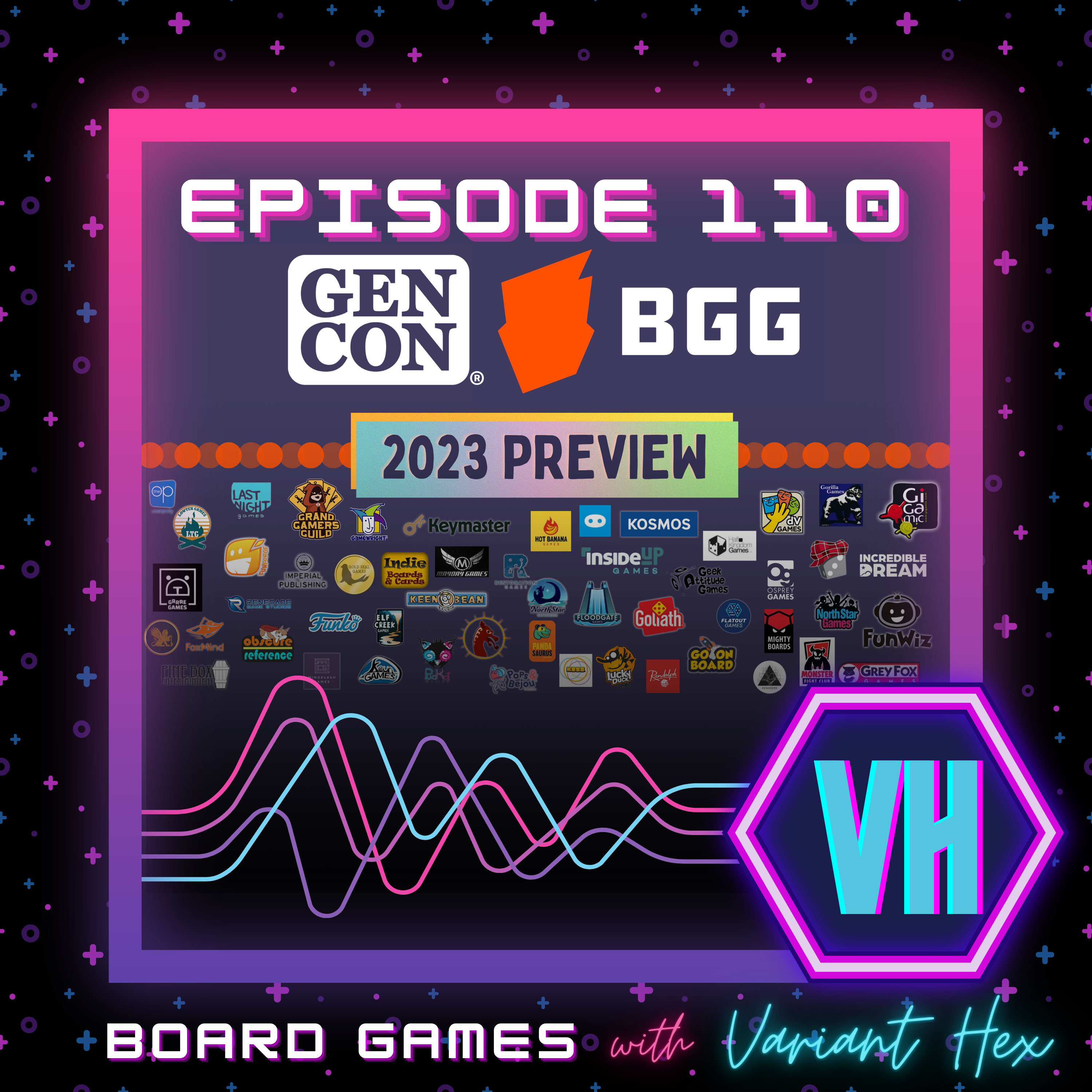 110: Flatout, KOSMOS, Restoration, and more! BGG Gen Con 2023 Preview List episode artwork