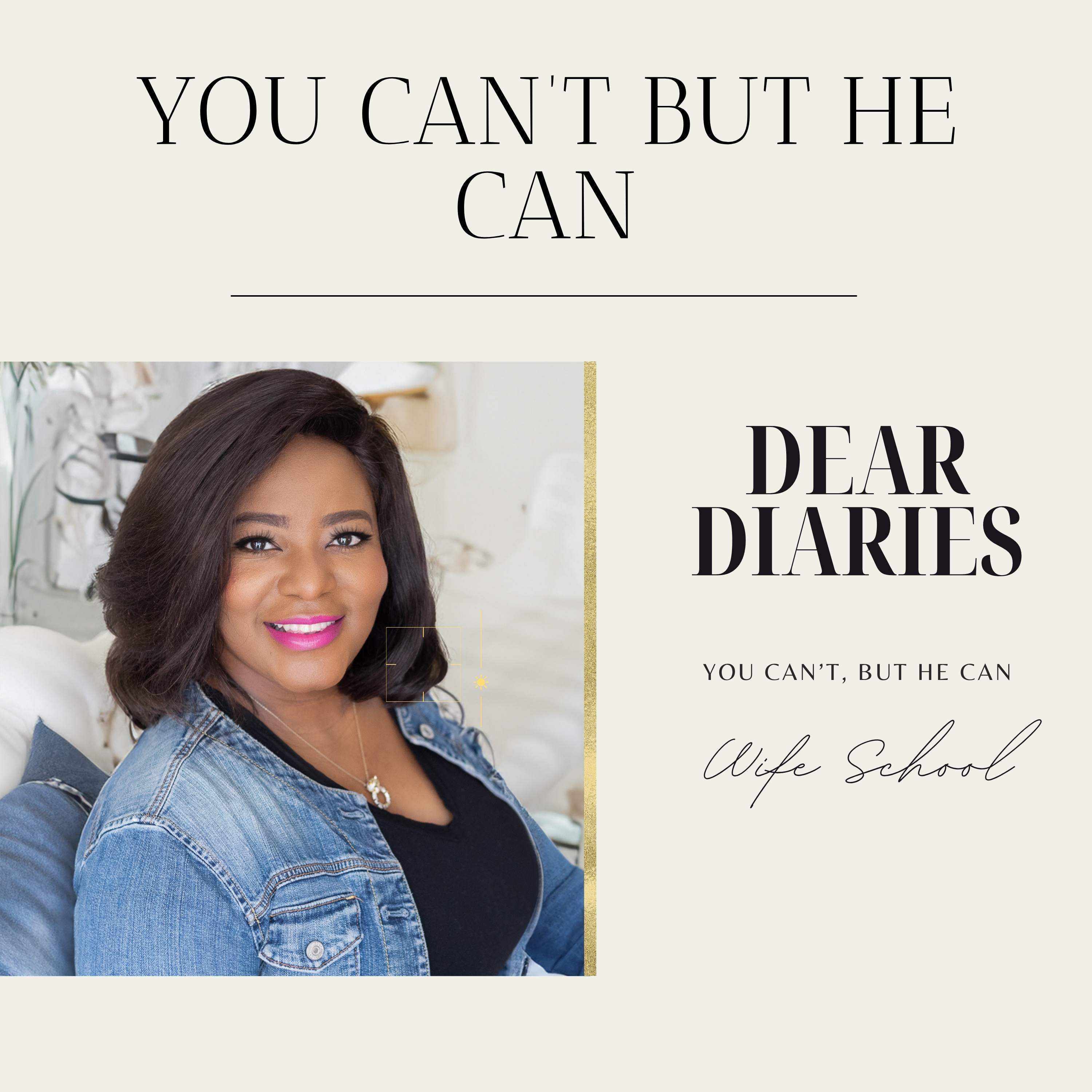 You Can't, but He Can: So Let Him Be God