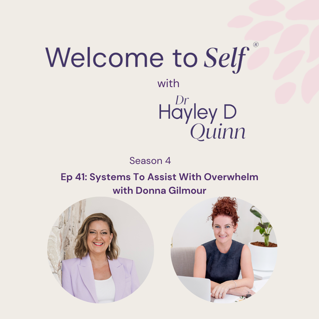 Episode #41 Systems That Can Assist With Overwhelm with Donna Gilmour episode artwork
