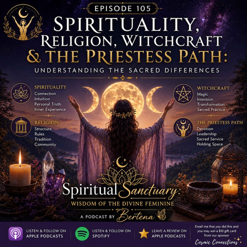 Artwork for podcast Spiritual Sanctuary: Wisdom for the Divine Feminine
