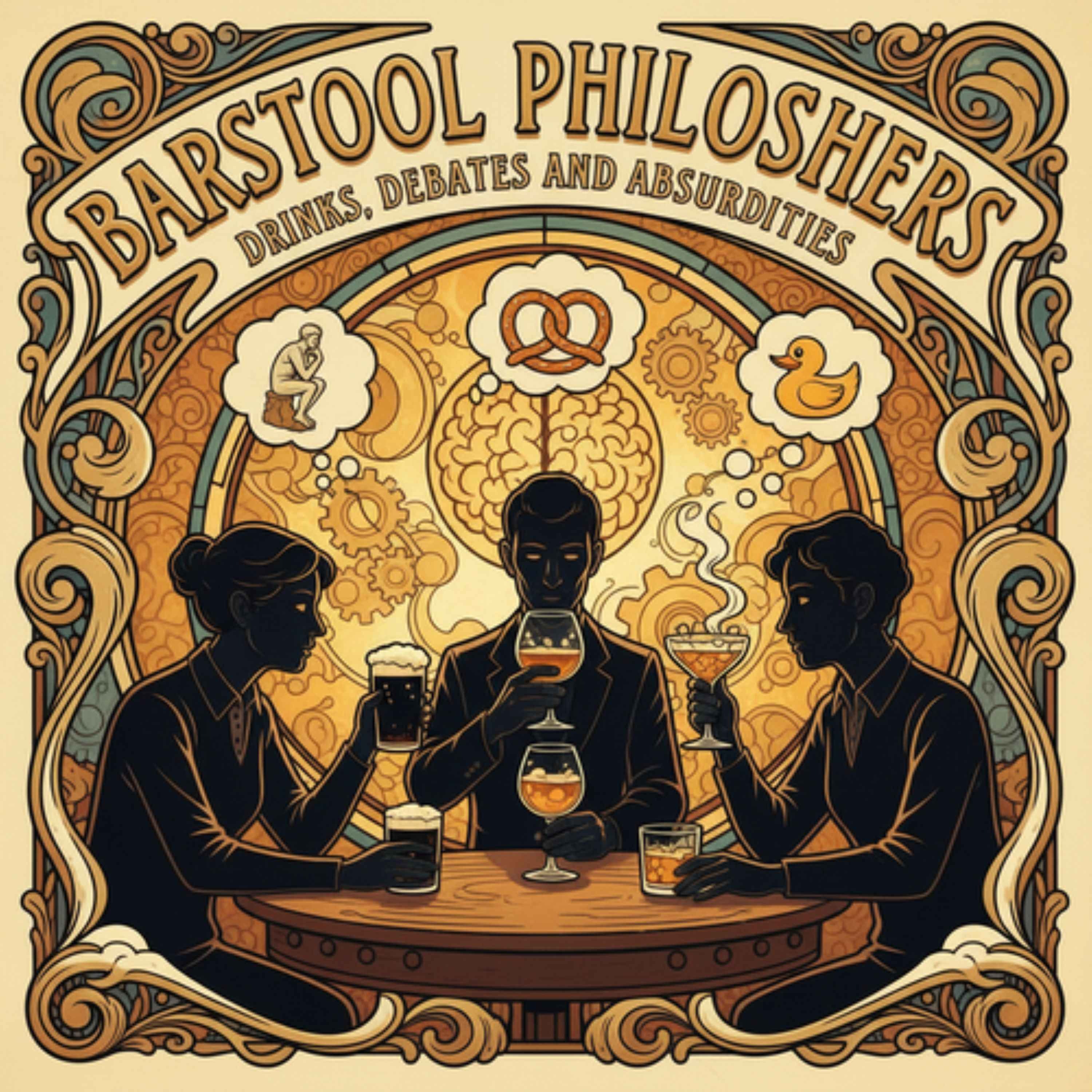 Barstool Philosophers: Drinks, Debates, and Absurdities podcast artwork