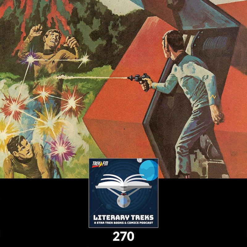 Artwork for podcast Literary Treks: A Star Trek Books and Comics Podcast