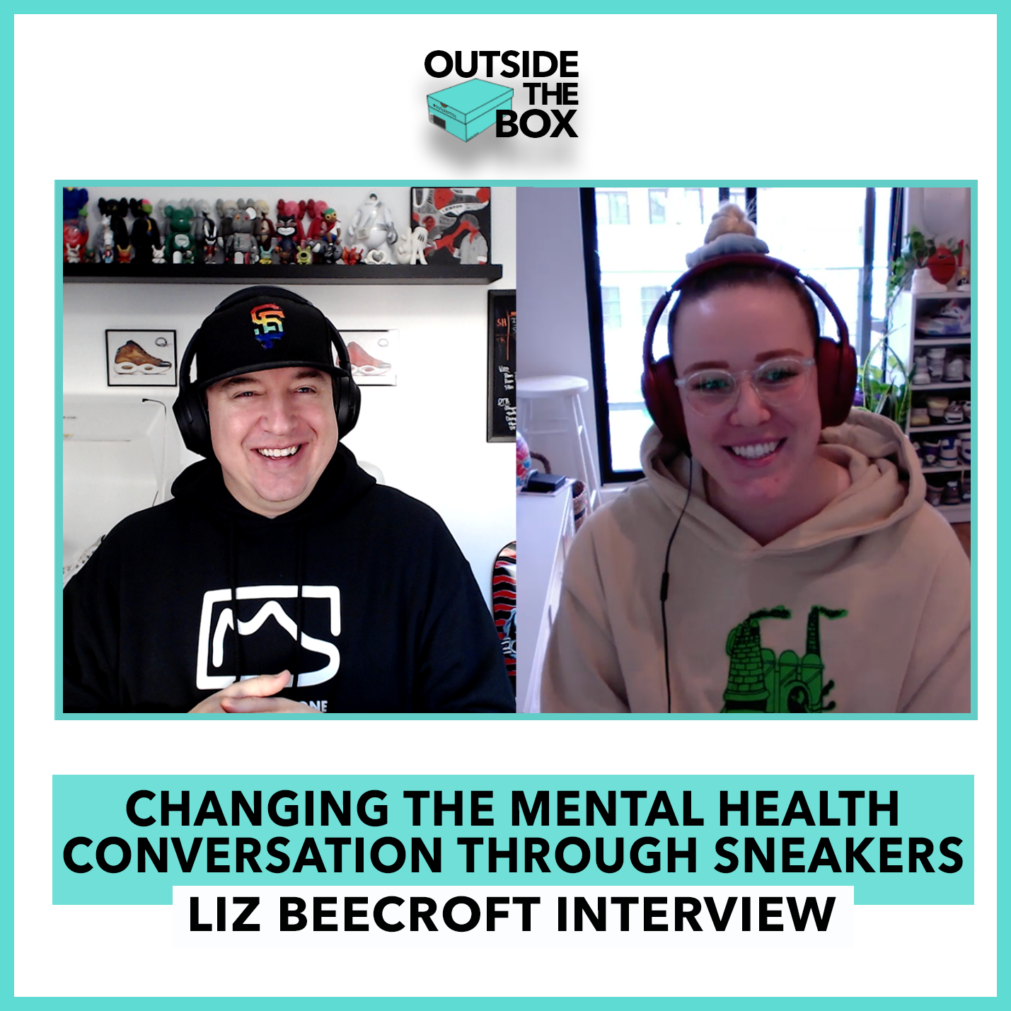 Changing The Mental Health Conversation Through A Passion For Sneakers, How To Be Better Allies, and Allen Iverson Fandom - Liz Beecroft Interview