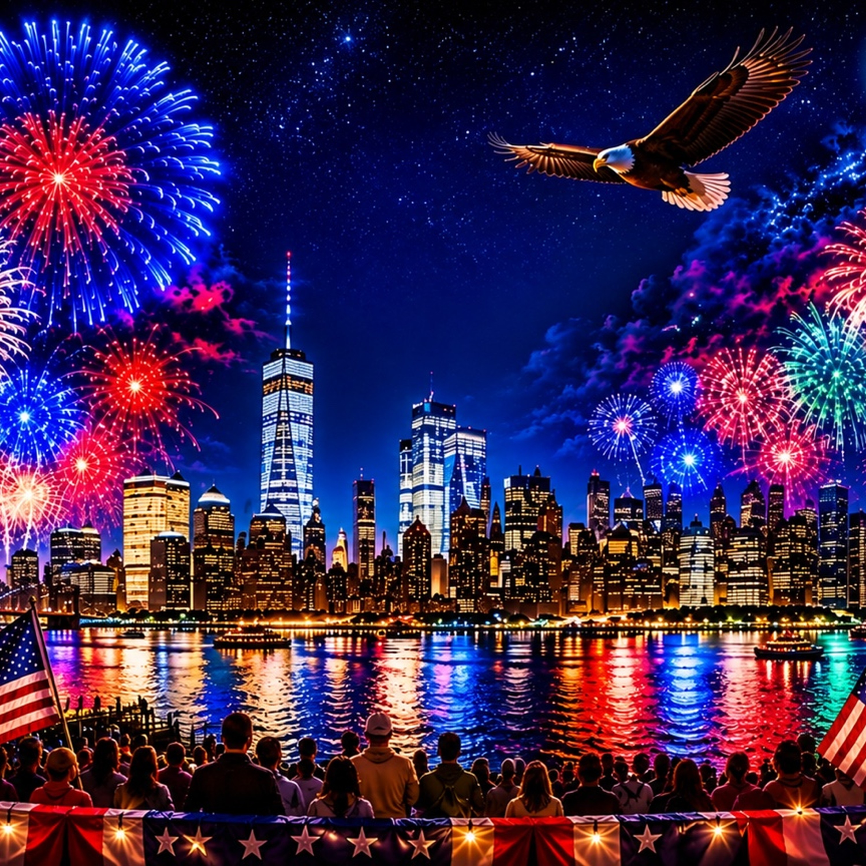 🎆 2 HOURS OF AMAZING 4TH OF JULY FIREWORKS 🇺🇸 | IMMERSIVE PATRIOTIC CELEBRATION episode artwork