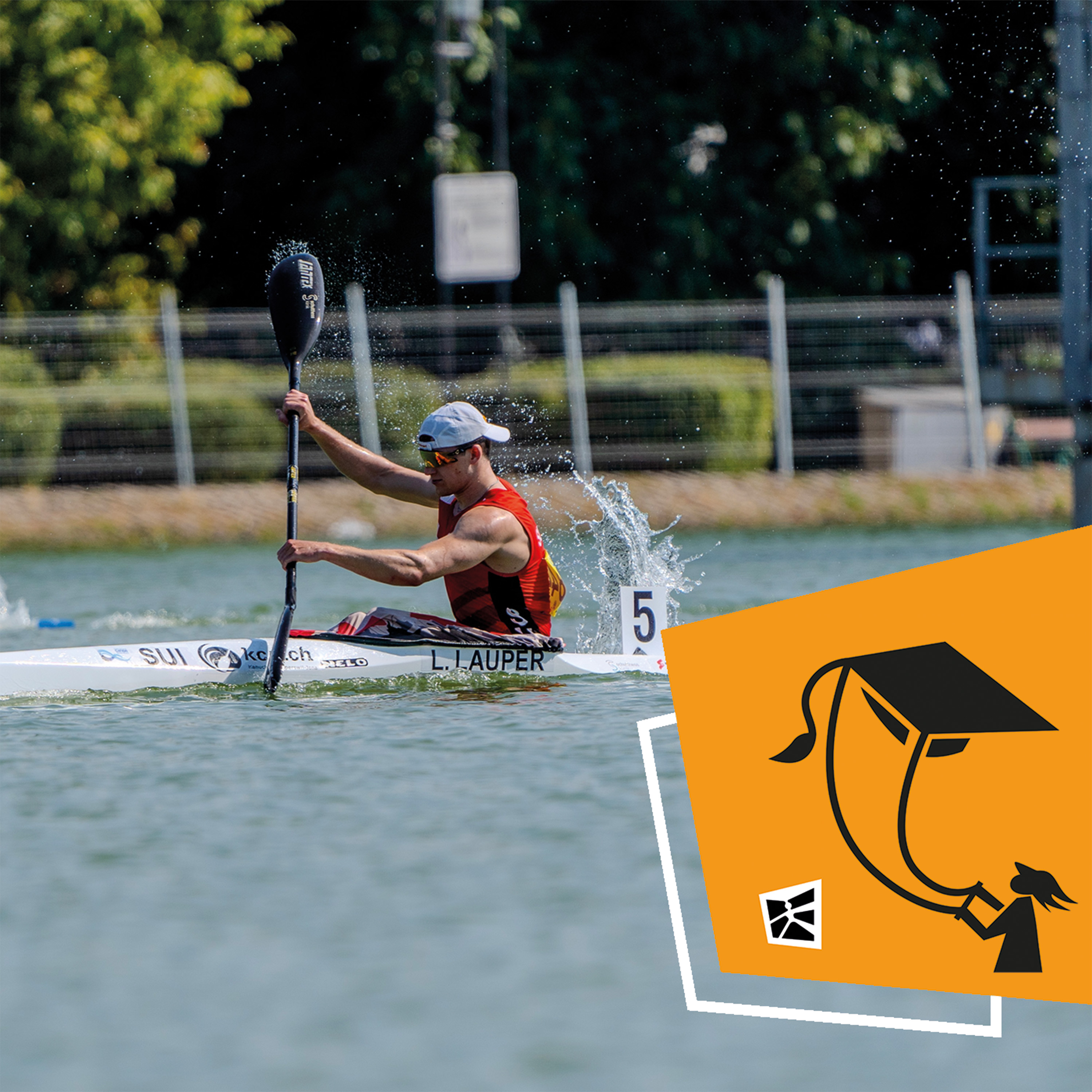 Campus Conversation #98 mit Luca Lauper: Kanurennsport trifft Studium