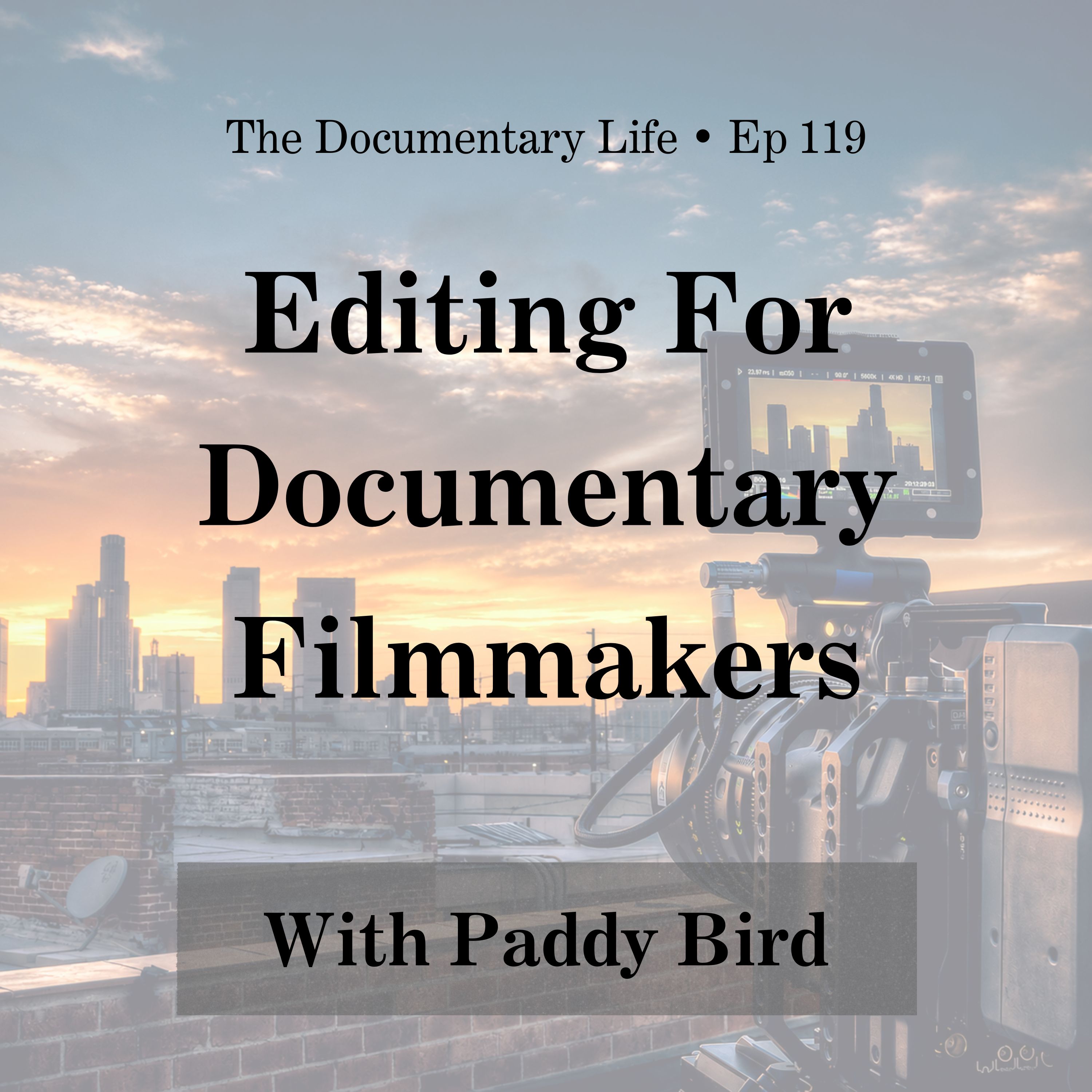 Editing For Documentary Filmmakers with Paddy Bird