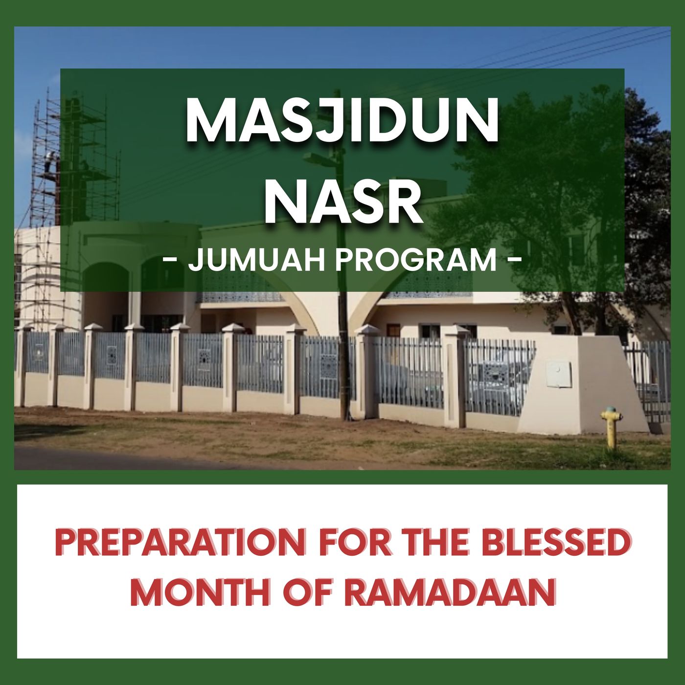 240223_Preparation for the blessed month of Ramadaan