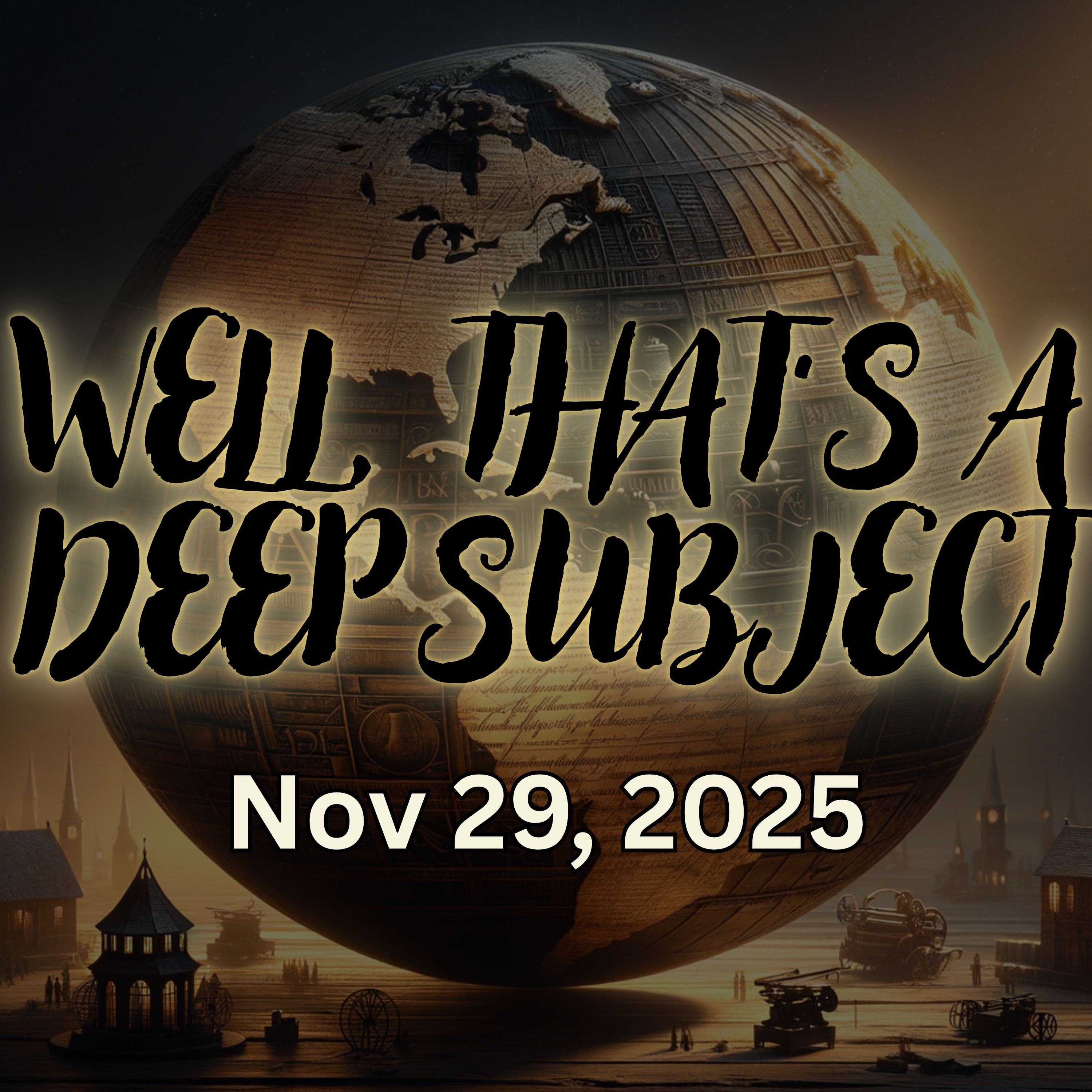 Well, That\'s A Deep Subject.