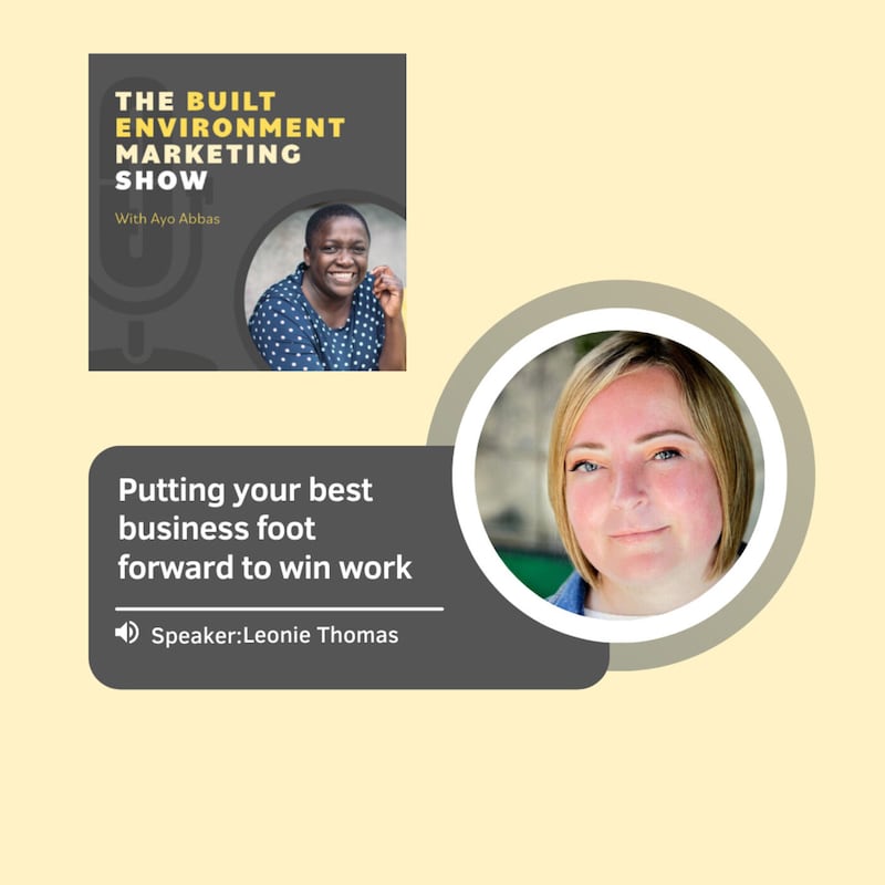 Artwork for podcast The Built Environment Marketing Show:  marketing strategies and tactics for architects and engineers