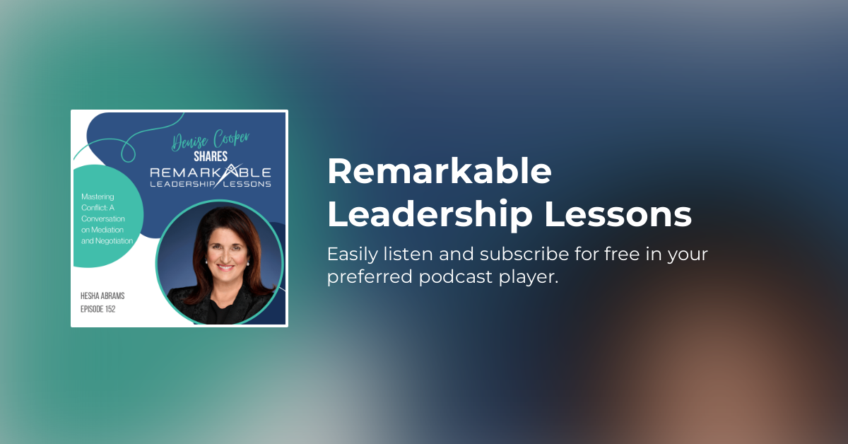 Mastering Conflict A Conversation with Hesha Abrams on Mediation and