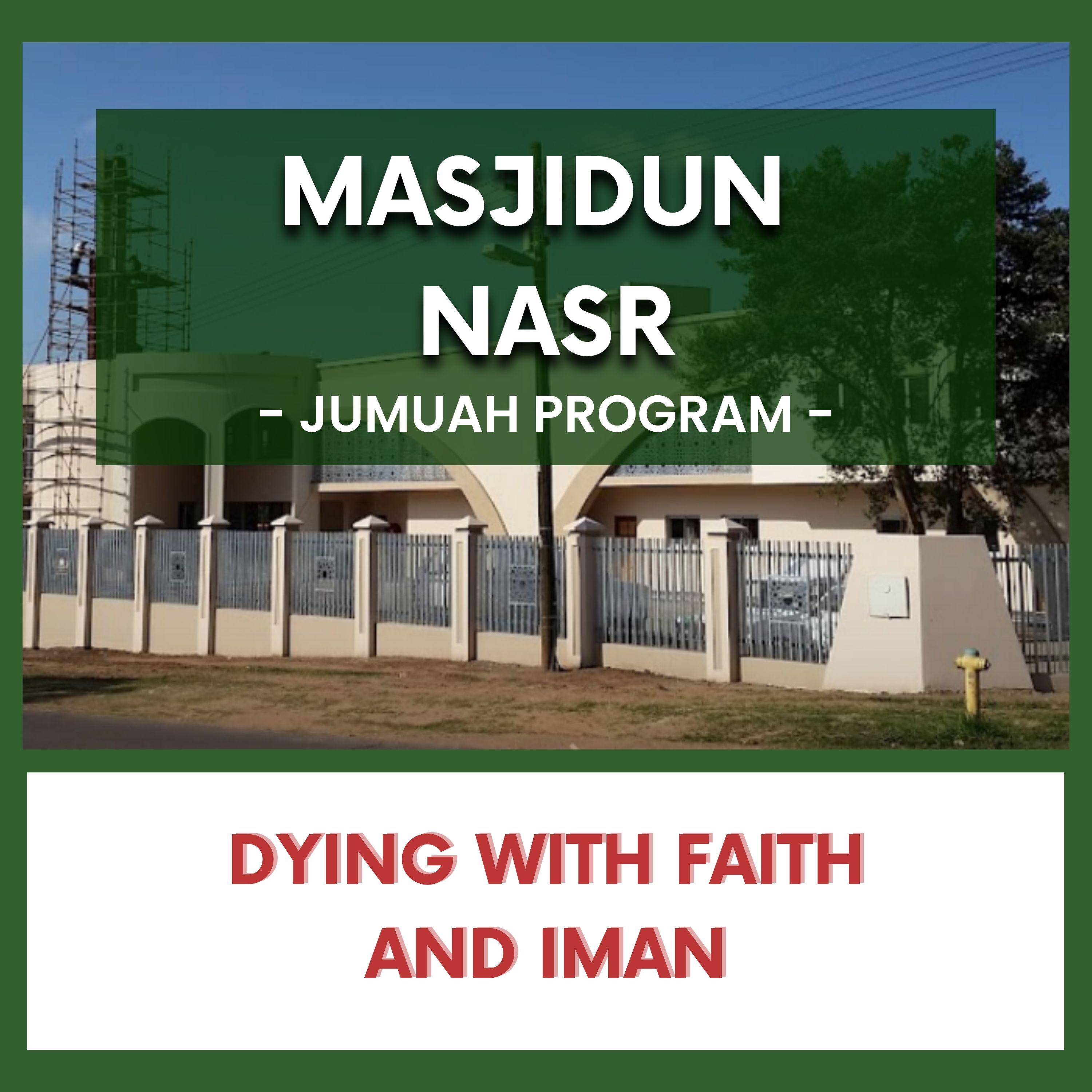 Dying with Faith and Iman